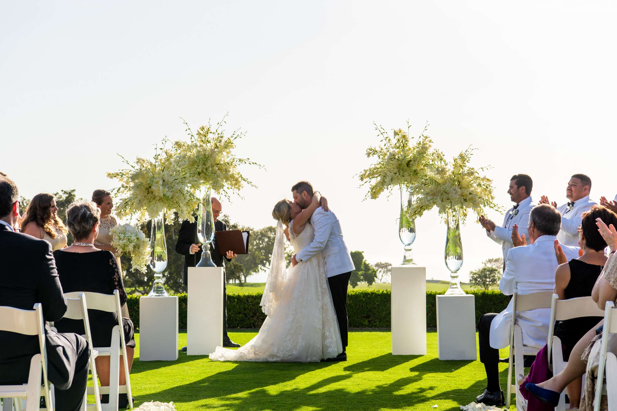 Lodge at Torrey Pines Wedding coordinated by Crown Weddings, Amy and Tim Wedding Photo #479147 by True Photography