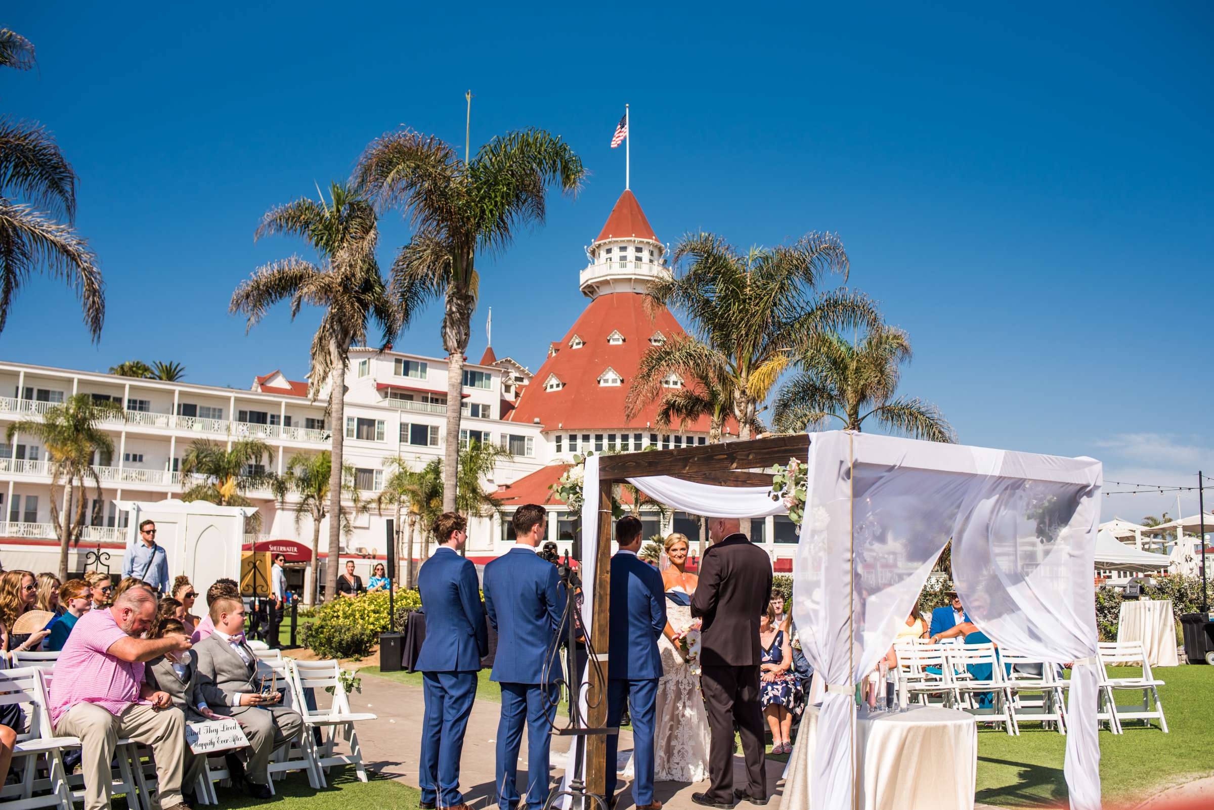 Hotel Del Coronado Wedding coordinated by Creative Affairs Inc, Heather and Joseph Wedding Photo #91 by True Photography