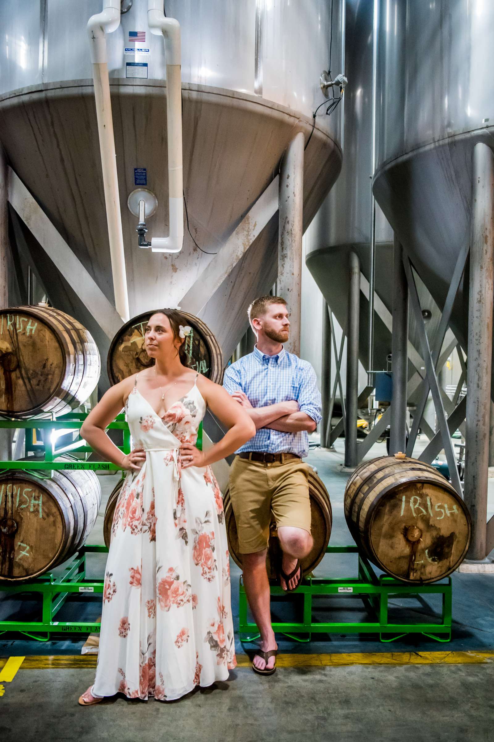 Green Flash Brewing Wedding, Stacey and Michael Wedding Photo #8 by True Photography