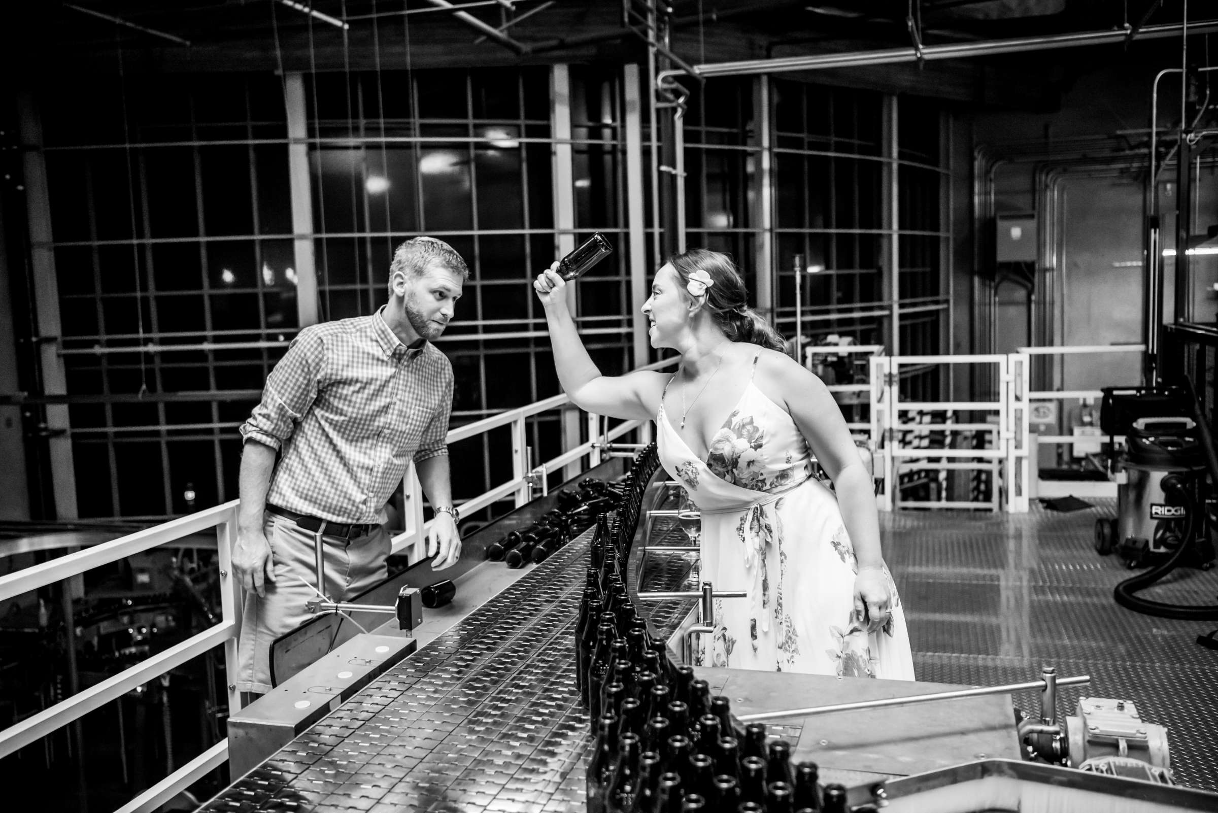 Green Flash Brewing Wedding, Stacey and Michael Wedding Photo #11 by True Photography