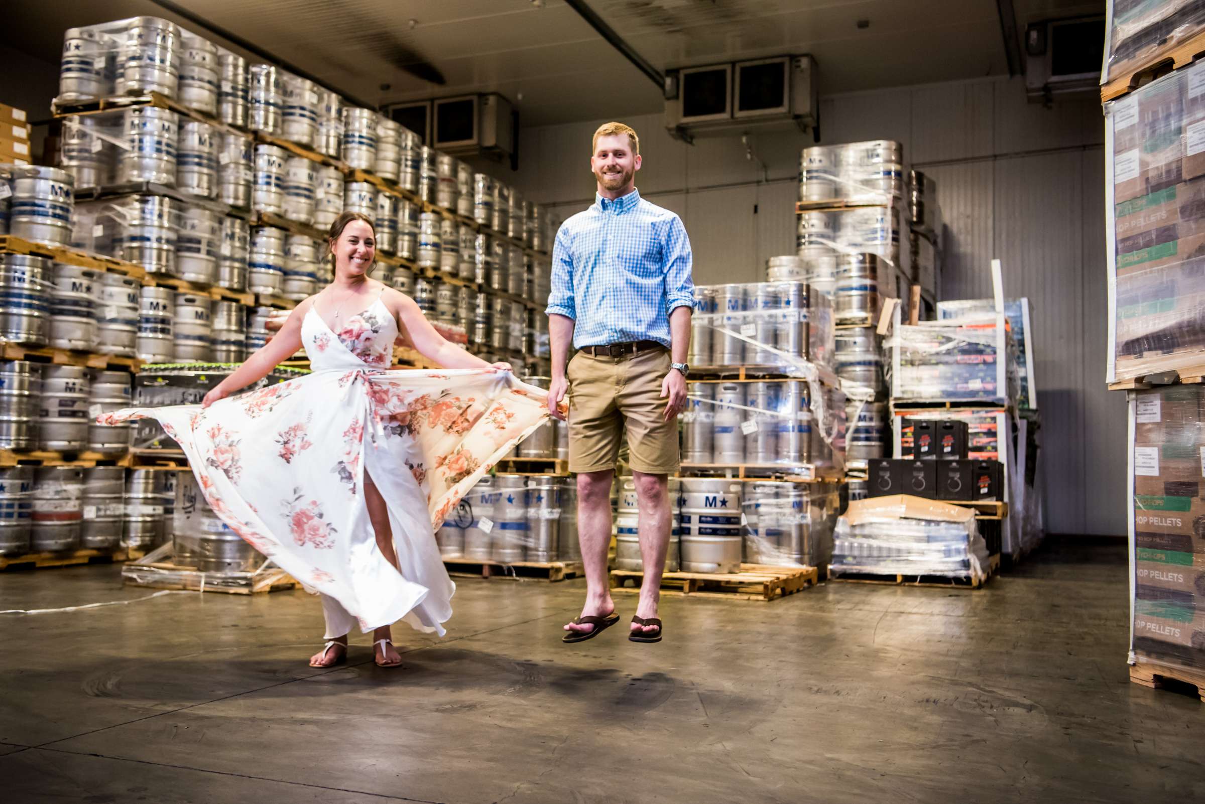 Green Flash Brewing Wedding, Stacey and Michael Wedding Photo #16 by True Photography