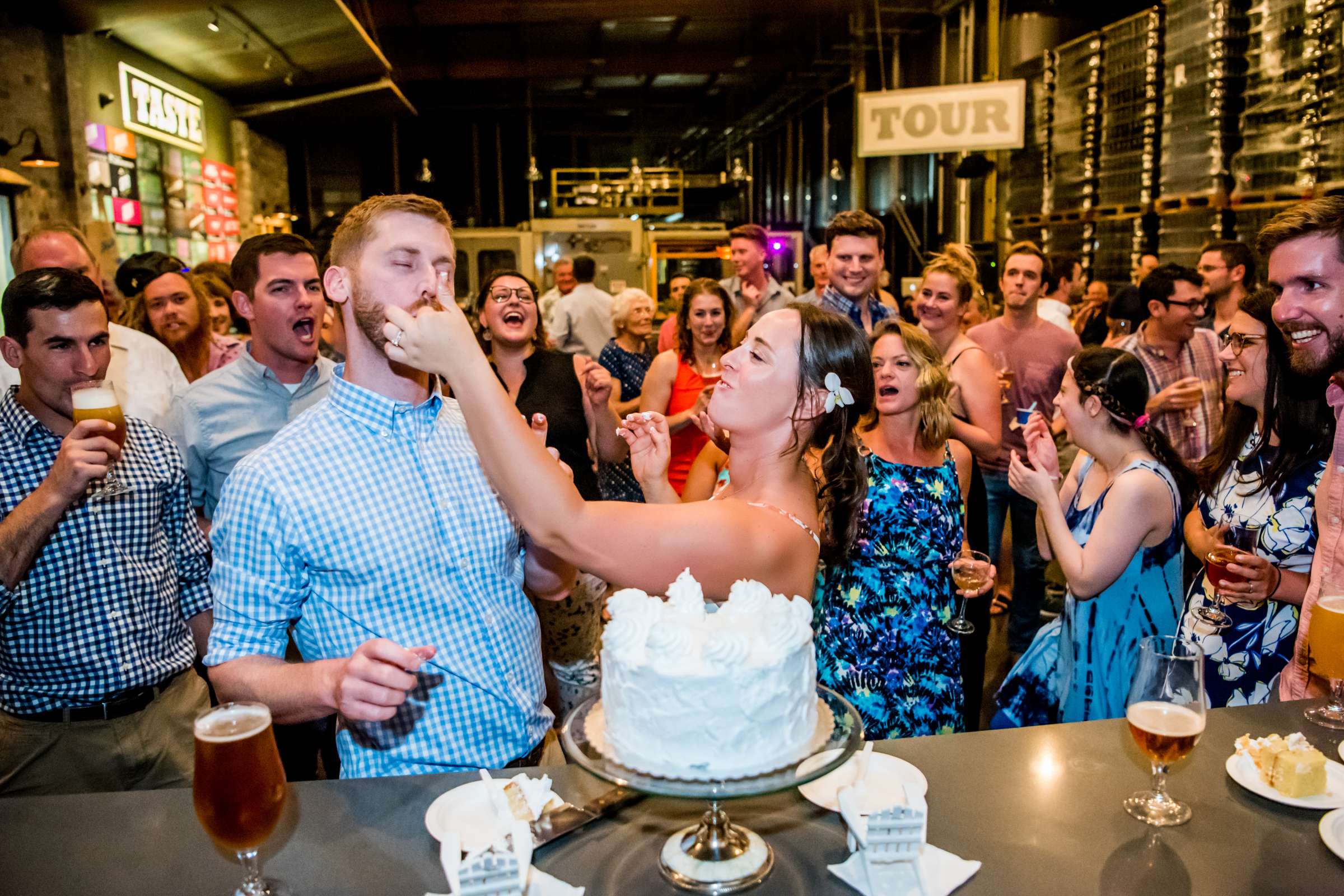 Green Flash Brewing Wedding, Stacey and Michael Wedding Photo #88 by True Photography