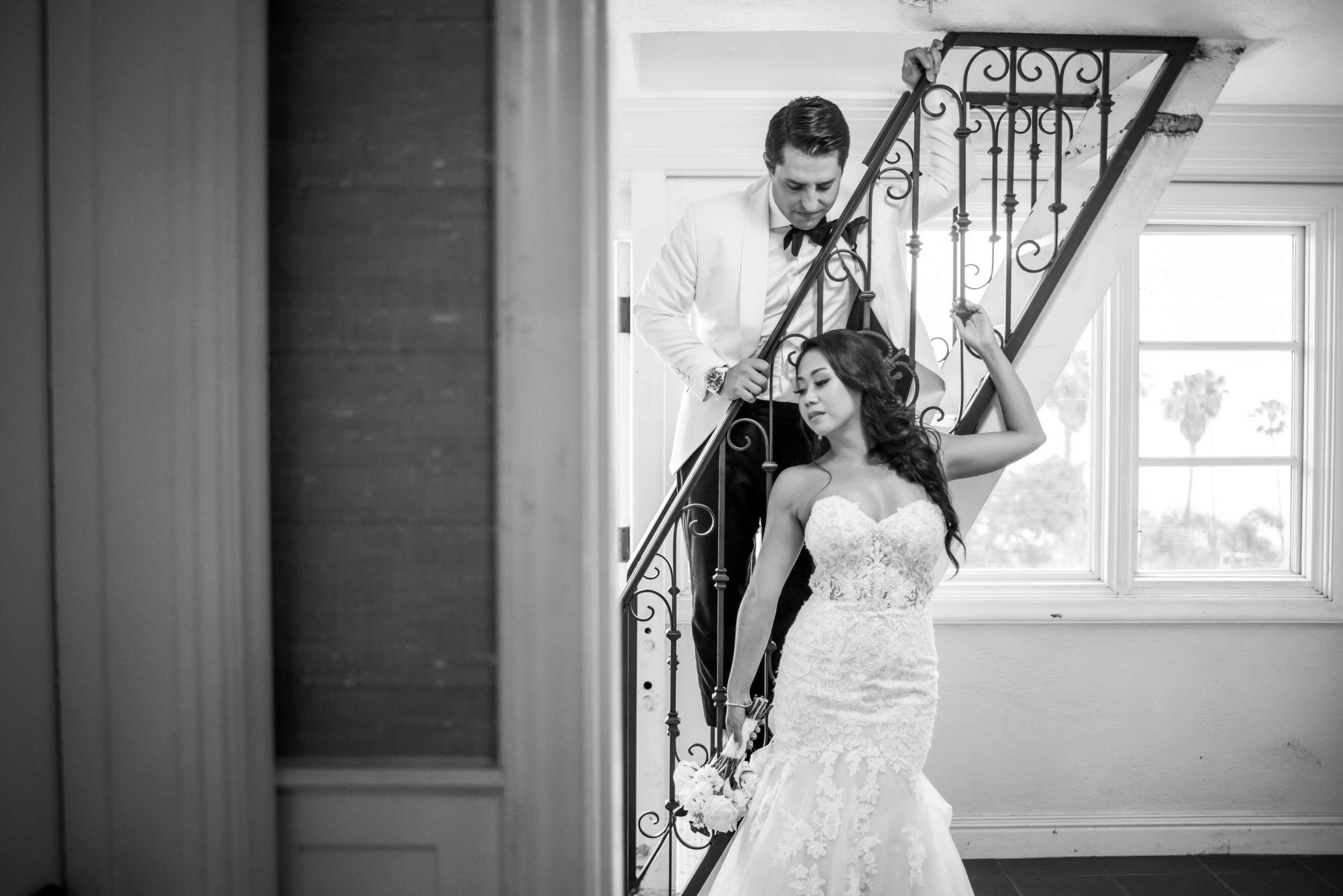 La Valencia Wedding coordinated by First Comes Love Weddings & Events, Juliene and Remington Wedding Photo #3 by True Photography