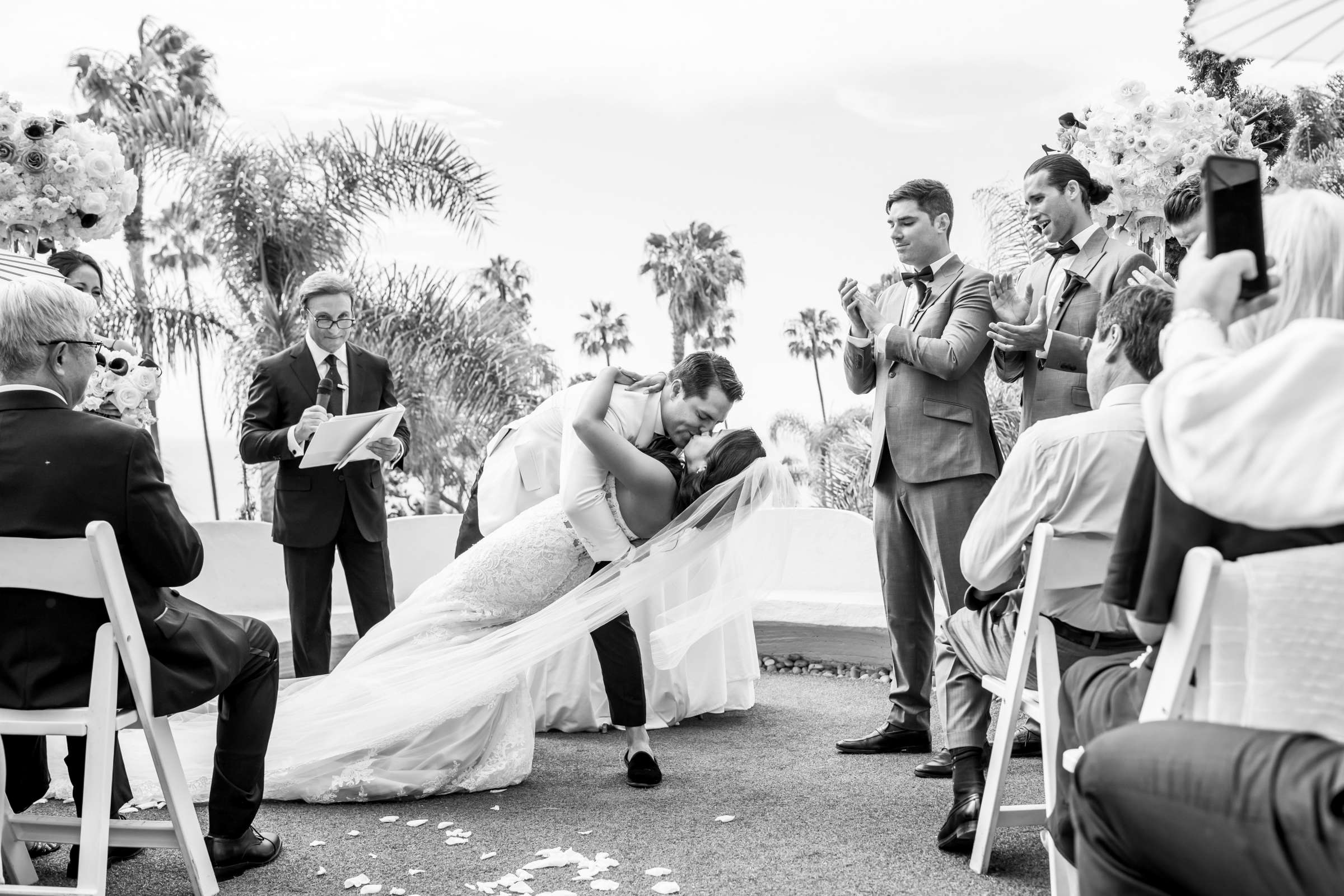 La Valencia Wedding coordinated by First Comes Love Weddings & Events, Juliene and Remington Wedding Photo #78 by True Photography
