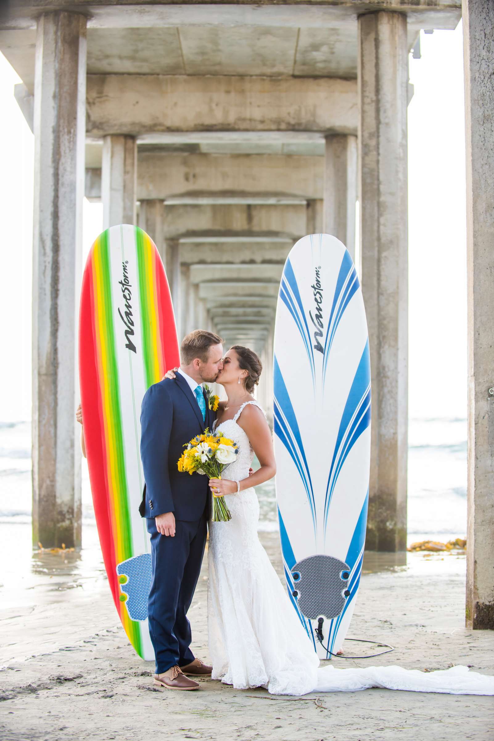 Beach at Scripps Seaside Forum Wedding coordinated by First Comes Love Weddings & Events, Emily and Casey Wedding Photo #2 by True Photography