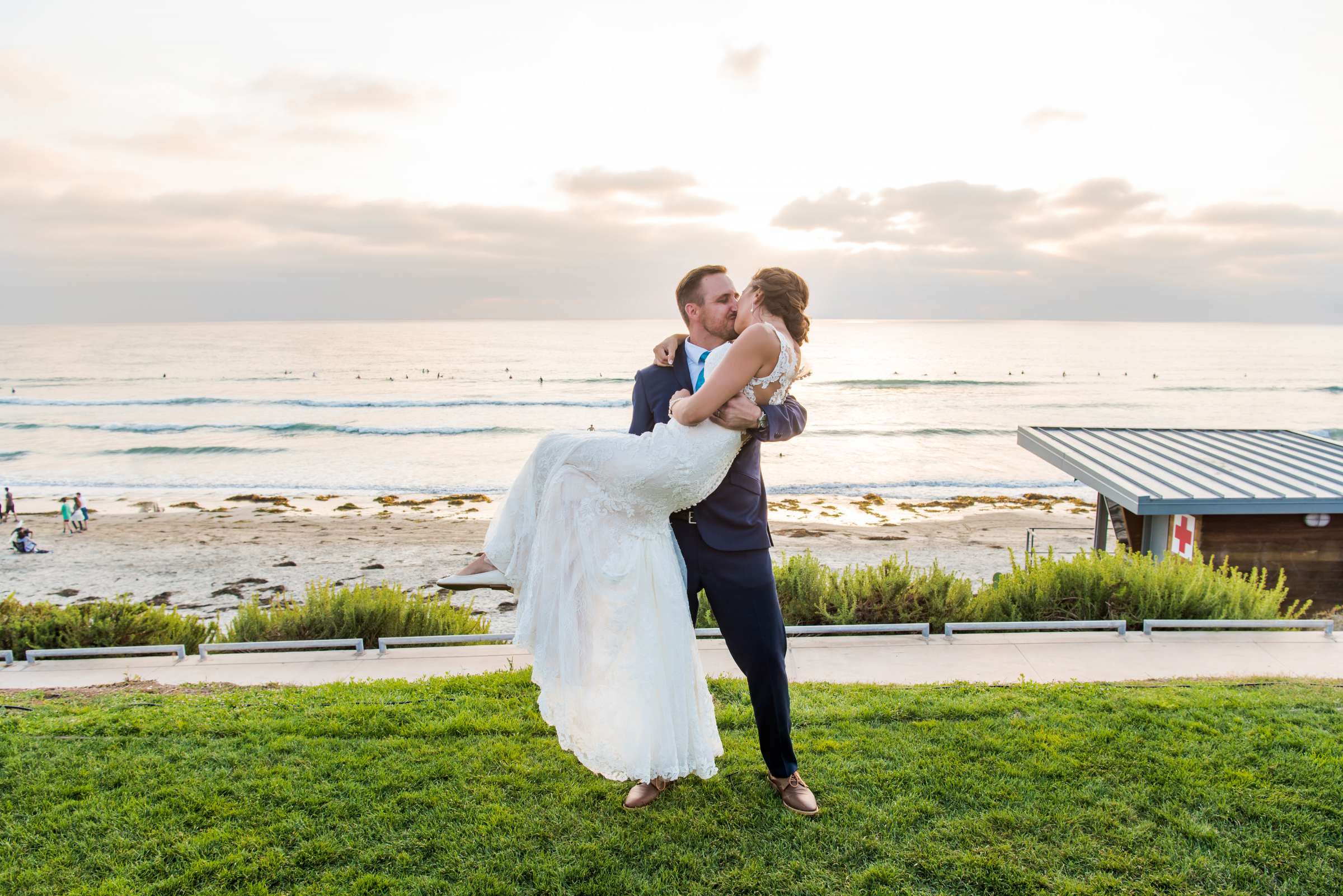 Scripps Seaside Forum Wedding coordinated by First Comes Love Weddings & Events, Emily and Casey Wedding Photo #11 by True Photography