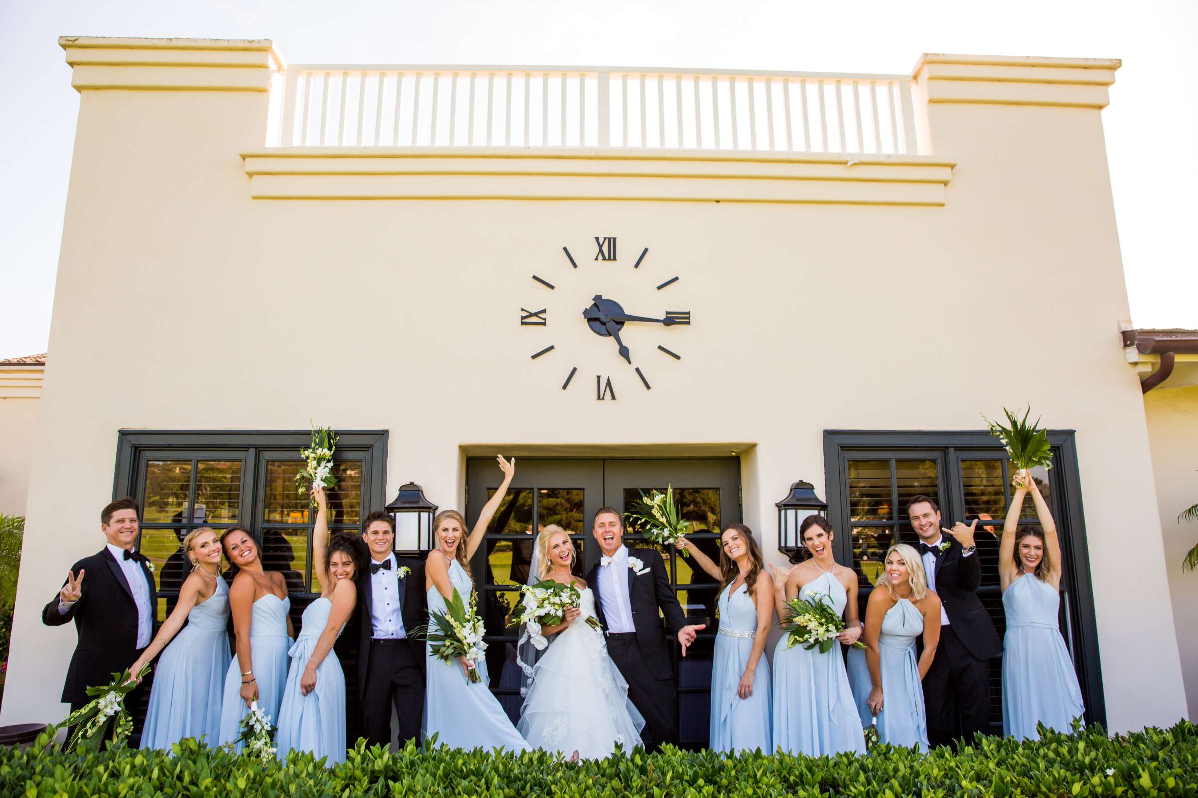Bridal Party at La Jolla Country Club Wedding coordinated by A Maine Wedding, Megan and John Wedding Photo #21 by True Photography
