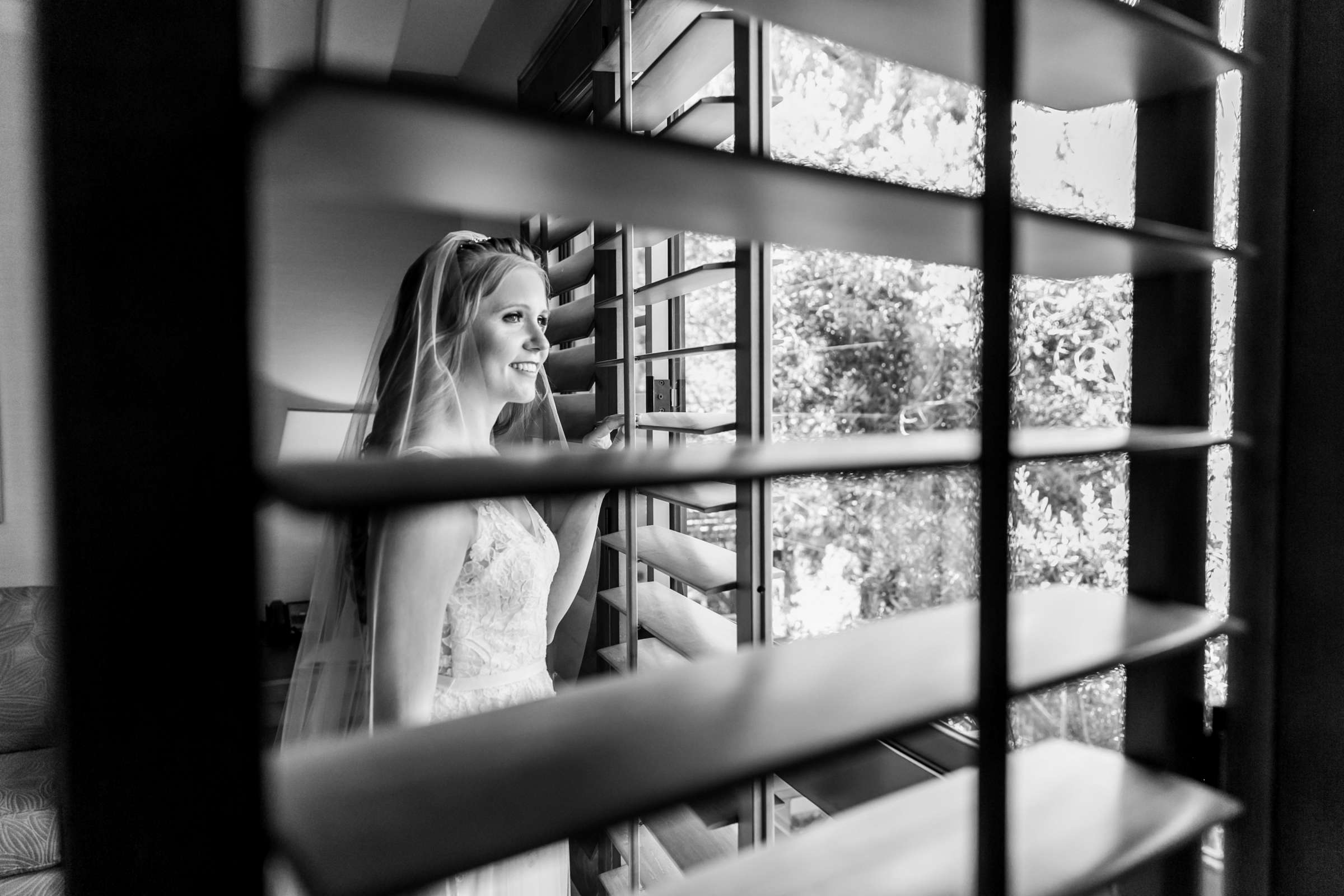Black and White photo at Martin Johnson House Wedding, Lindsay and Kevin Wedding Photo #73 by True Photography