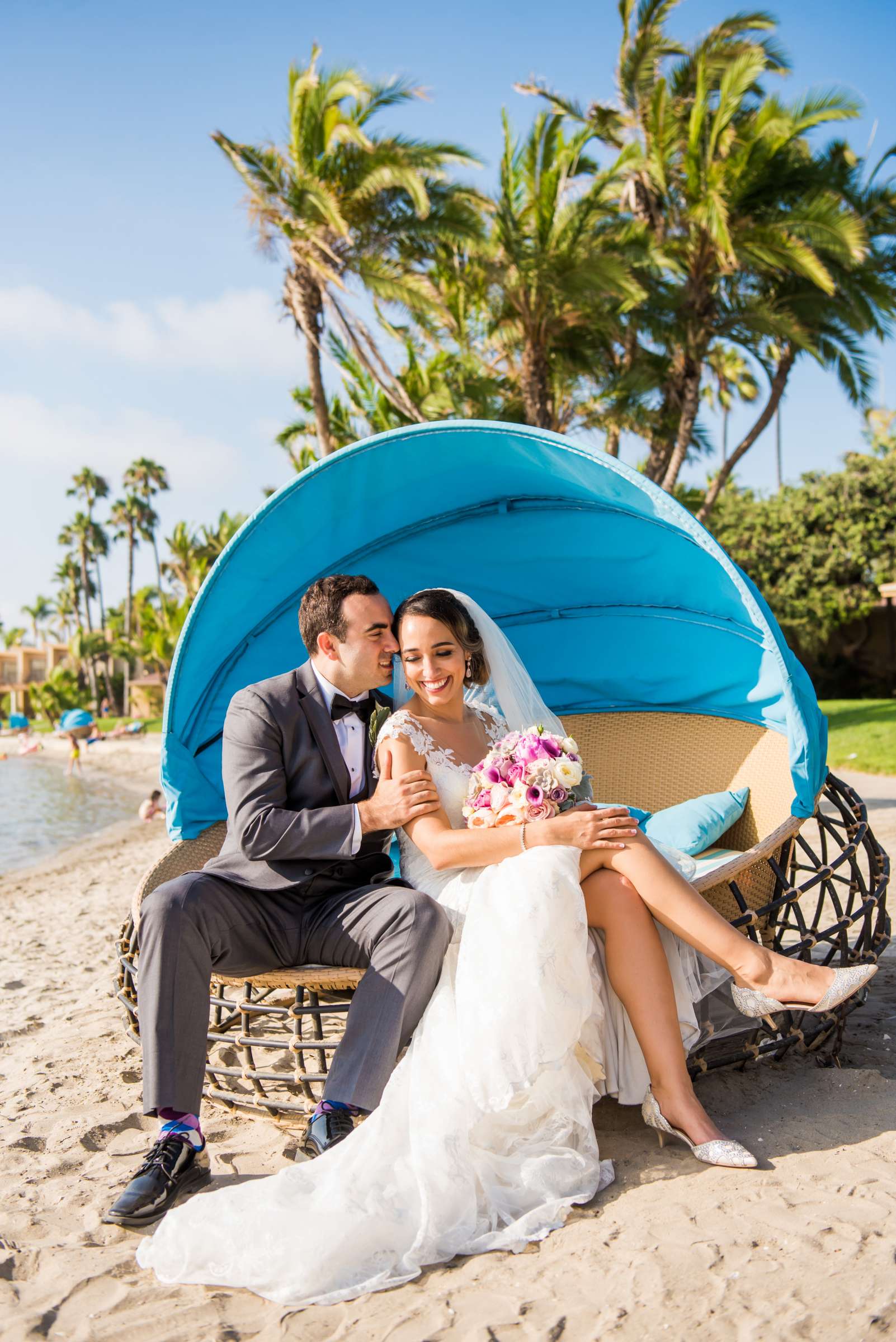 Bahia Hotel Wedding coordinated by Events Inspired SD, Kathy and TJ Wedding Photo #2 by True Photography