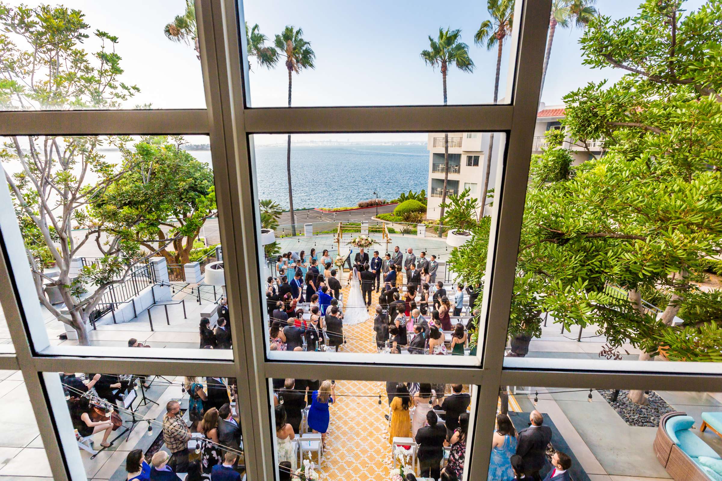 Loews Coronado Bay Resort Wedding coordinated by Aficial Events, Kellyn and Dwight Wedding Photo #491876 by True Photography