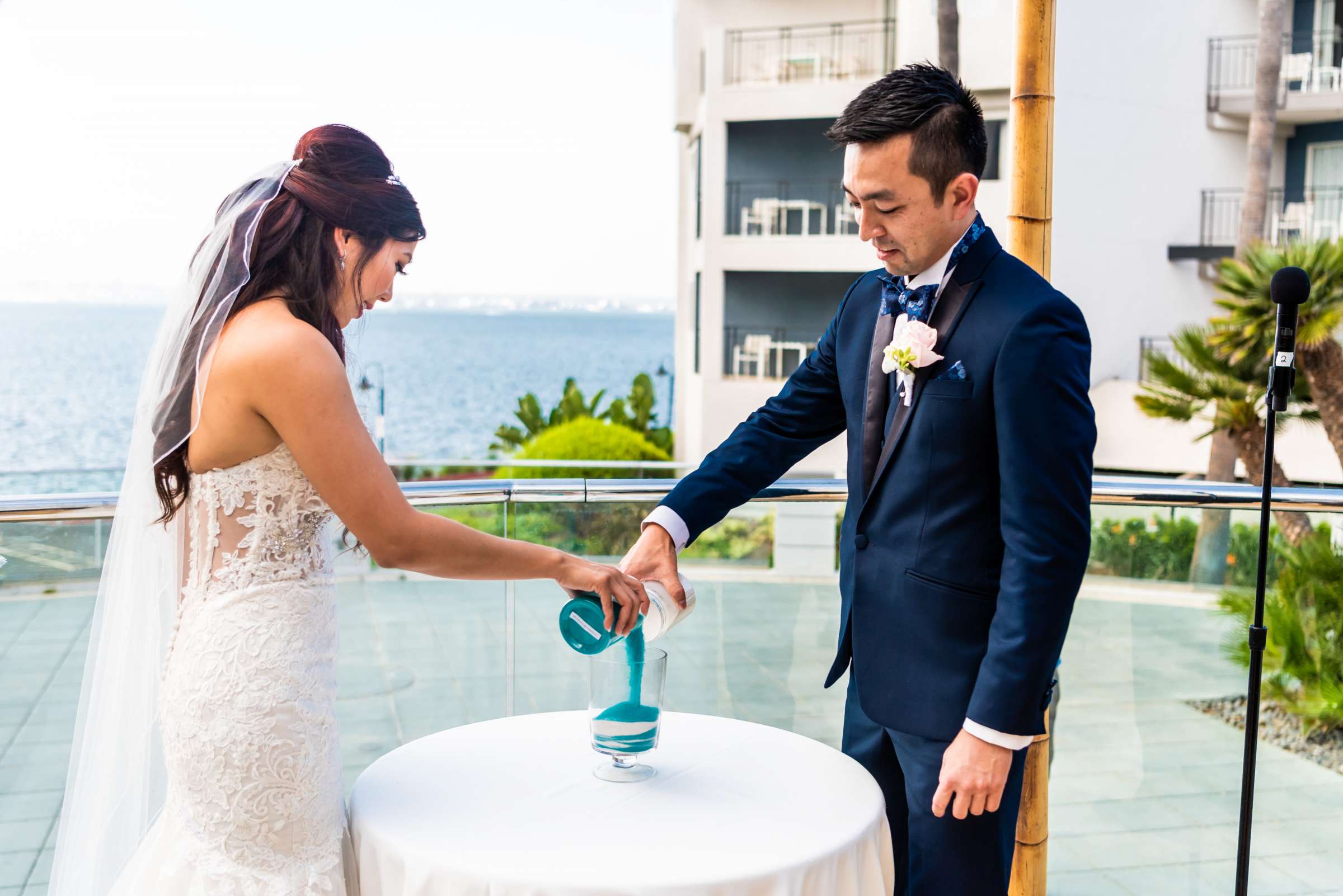 Loews Coronado Bay Resort Wedding coordinated by Aficial Events, Kellyn and Dwight Wedding Photo #491885 by True Photography