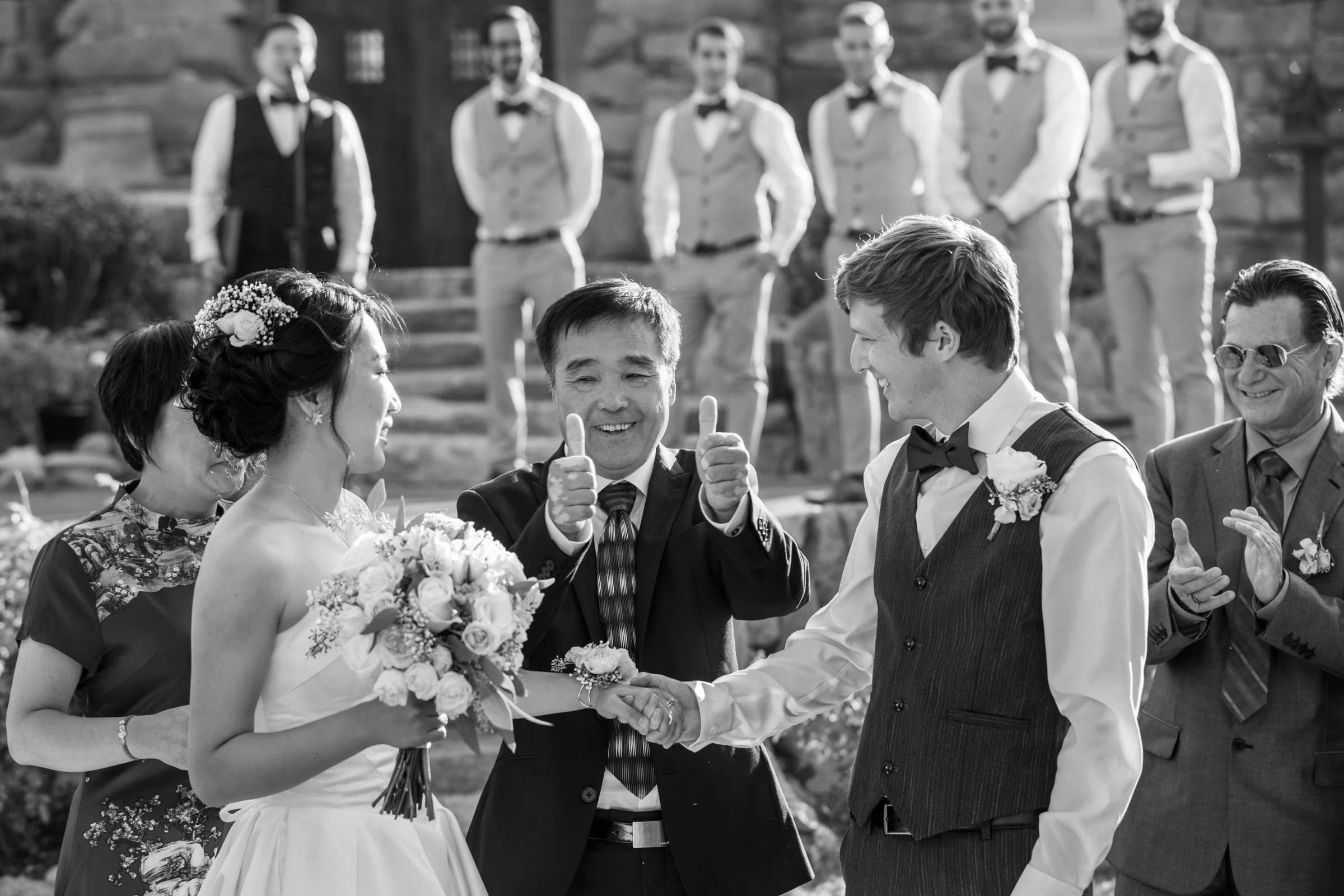 Mt Woodson Castle Wedding, Xinyu and Lyle Wedding Photo #90 by True Photography
