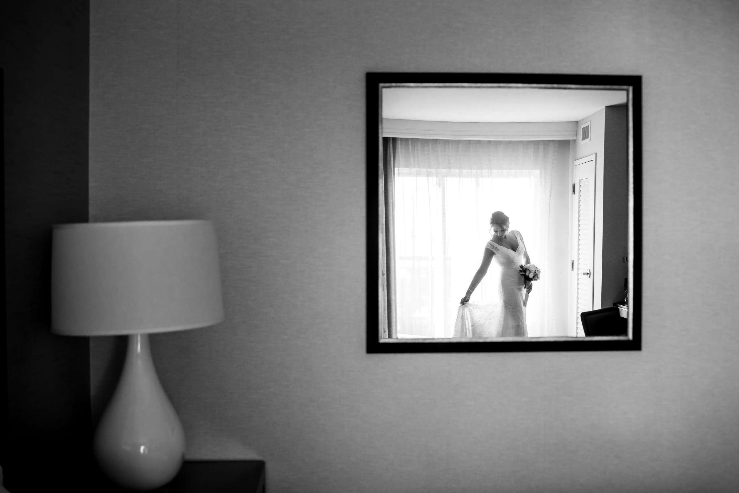 Reflection at Cape Rey Carlsbad, A Hilton Resort Wedding, Laura and Darin Wedding Photo #3 by True Photography