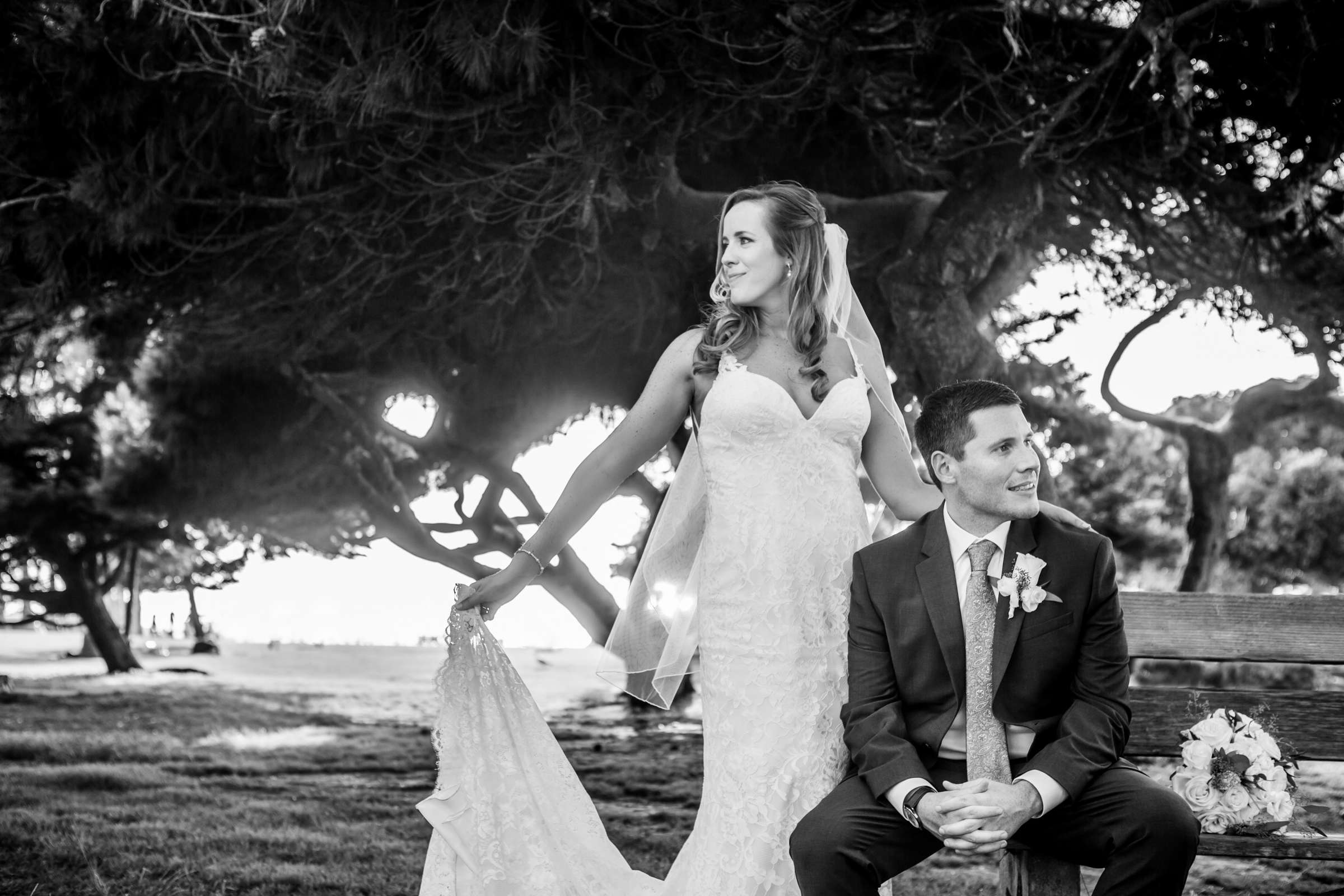 La Jolla Cove Rooftop Wedding, Carly and Jonathan Wedding Photo #4 by True Photography