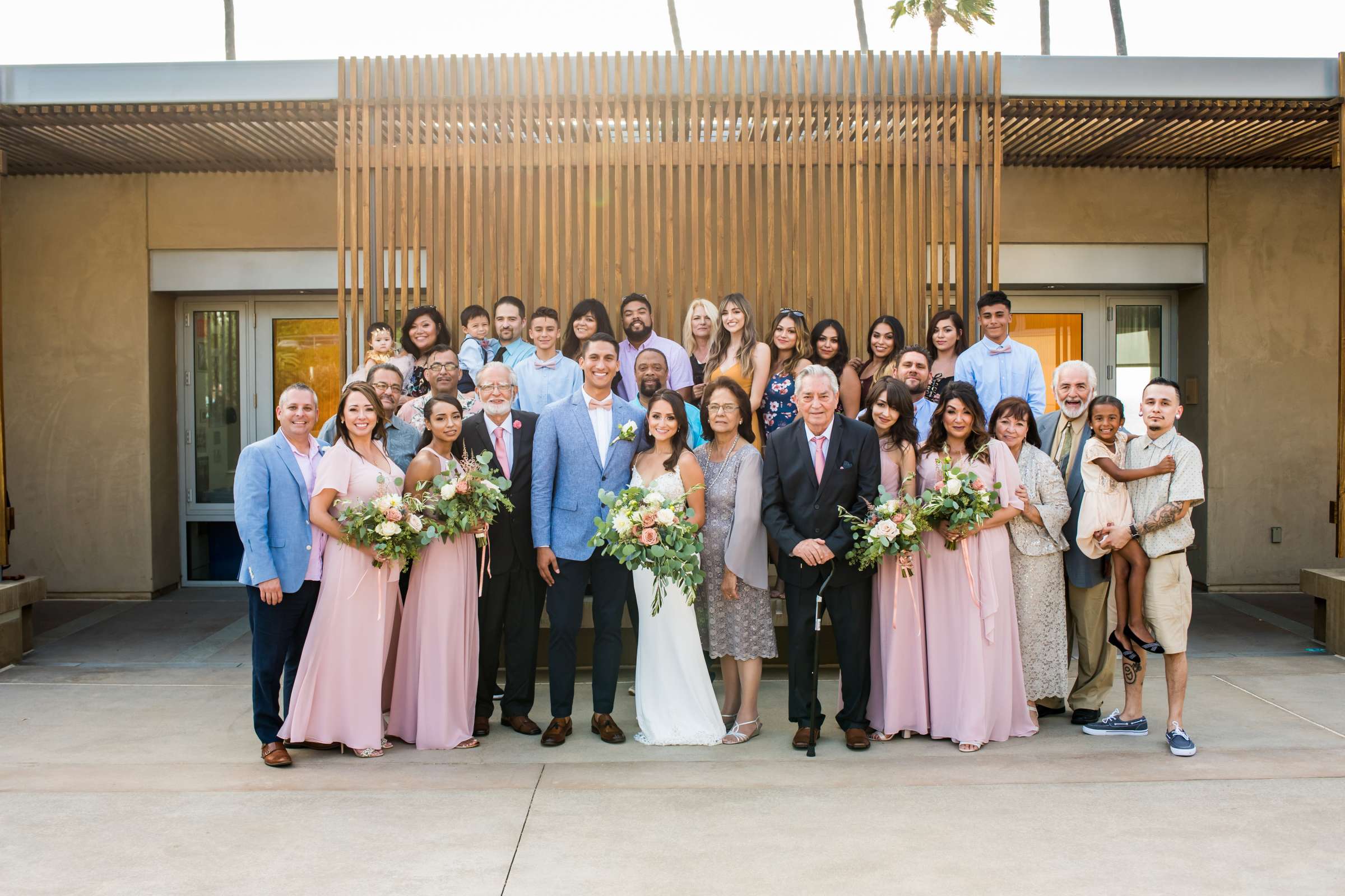 Family Formals at Scripps Seaside Forum Wedding, Deann and Oscar Wedding Photo #93 by True Photography