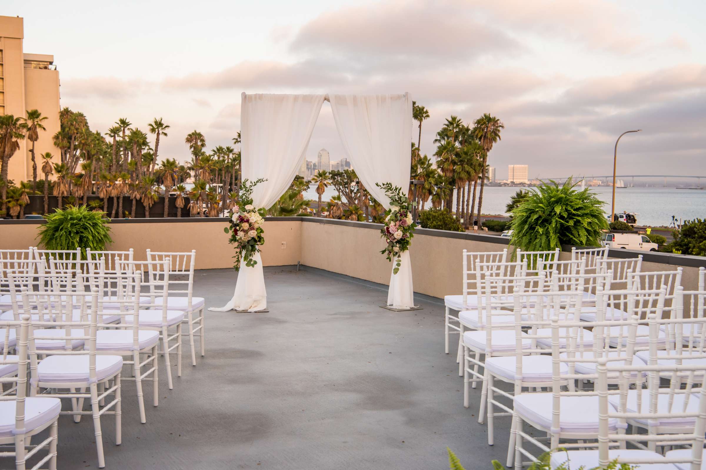 Harbor View Loft Wedding coordinated by Personal Touch Dining, Beautiful Skyline Location Wedding Photo #57 by True Photography