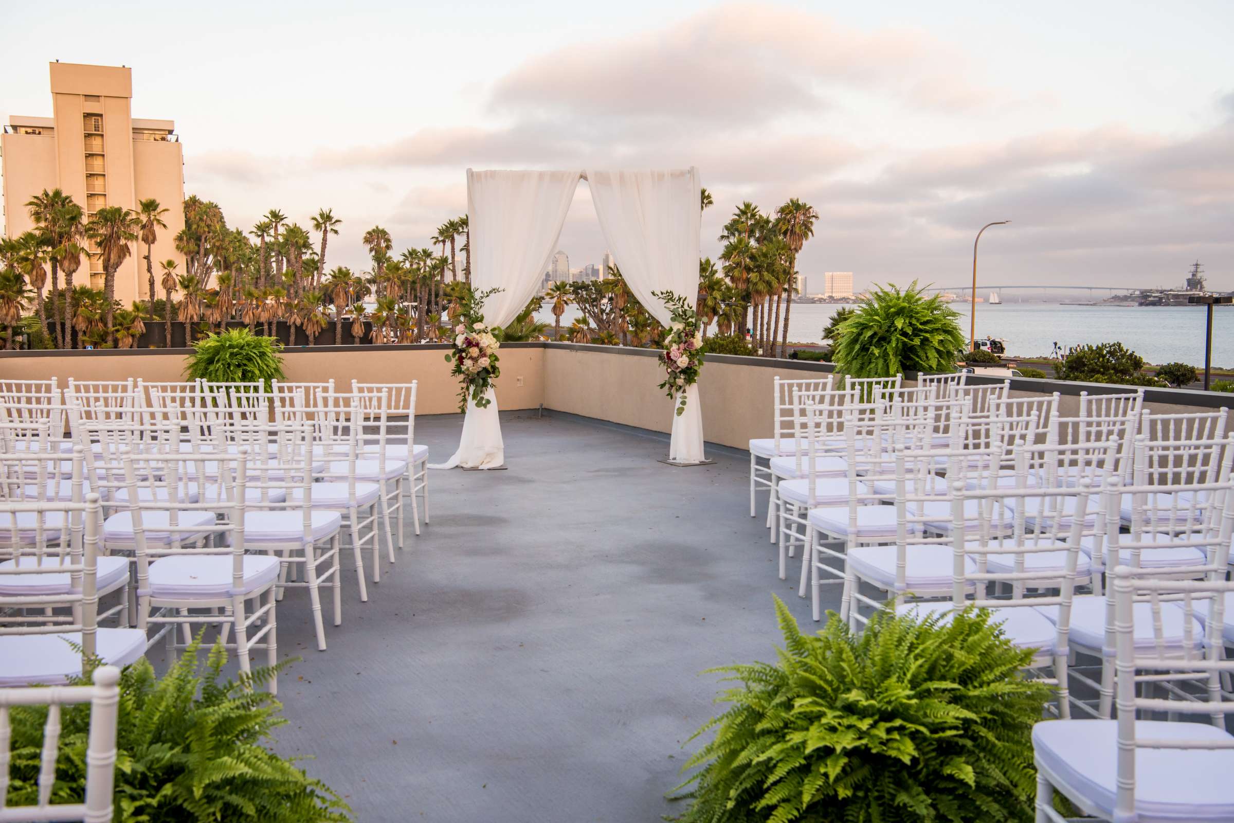 Harbor View Loft Wedding coordinated by Personal Touch Dining, Beautiful Skyline Location Wedding Photo #58 by True Photography