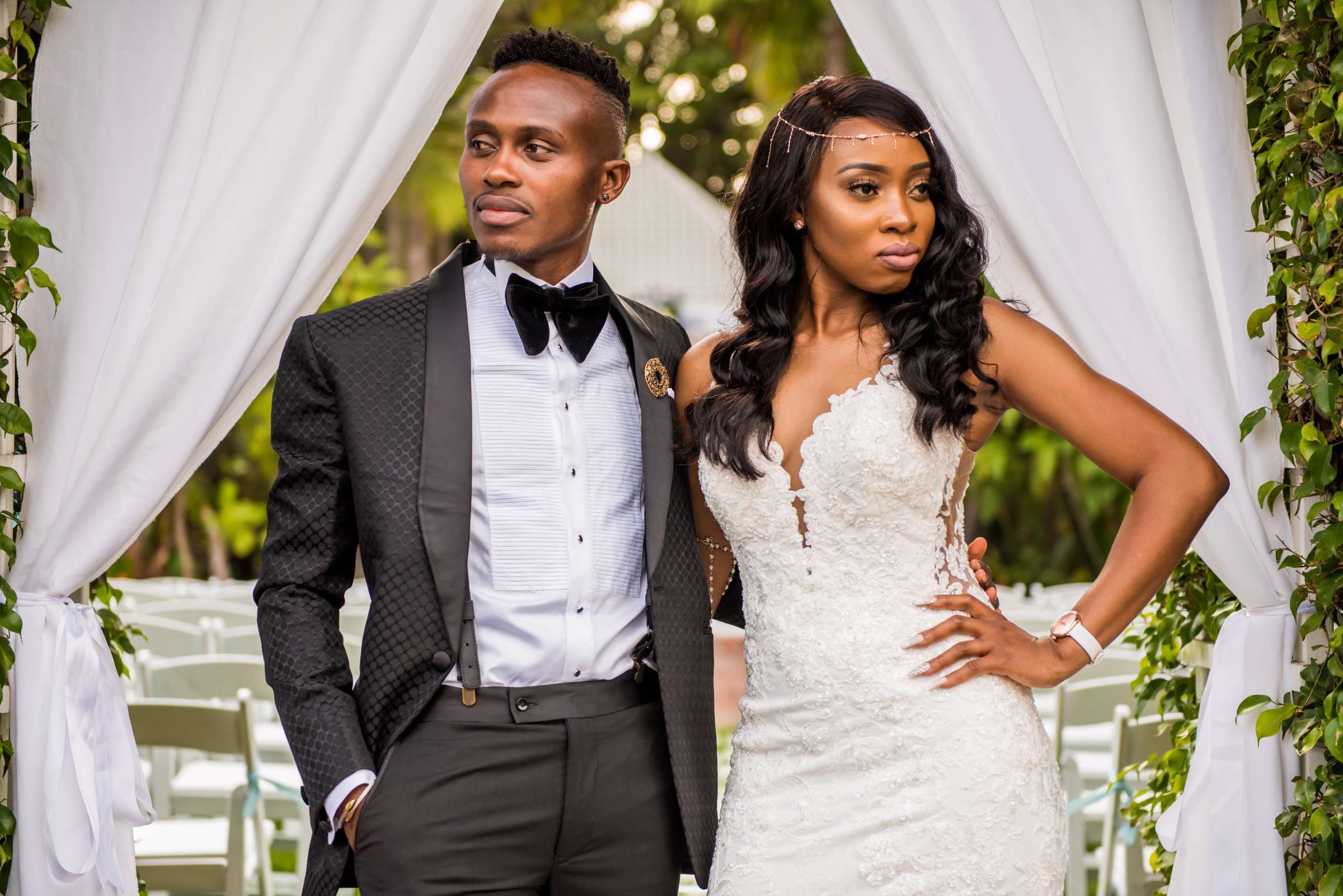 Bahia Hotel Wedding coordinated by Events by Jamie, Adaeze and Ogbemudia mike Wedding Photo #9 by True Photography