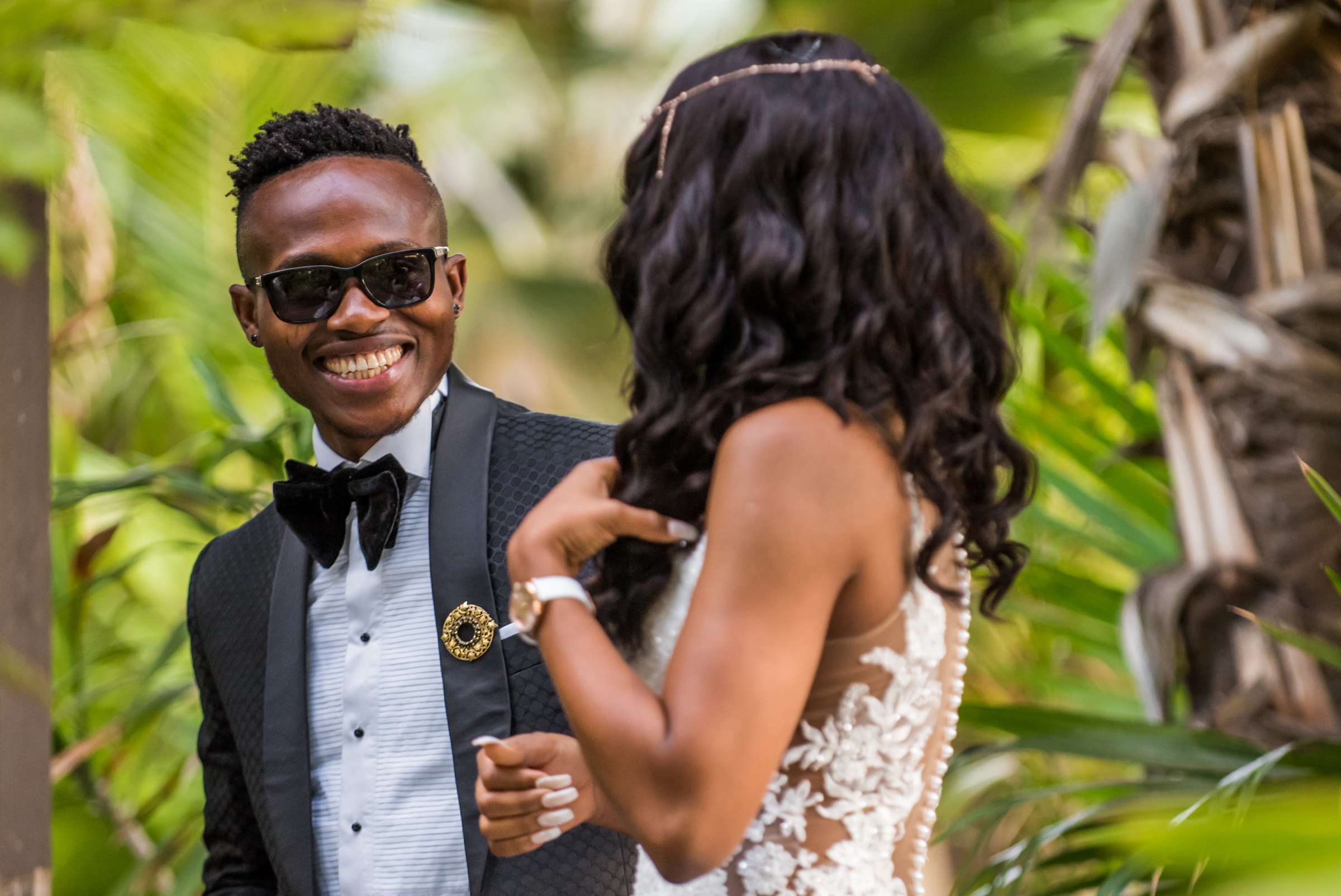 Bahia Hotel Wedding coordinated by Events by Jamie, Adaeze and Ogbemudia mike Wedding Photo #32 by True Photography