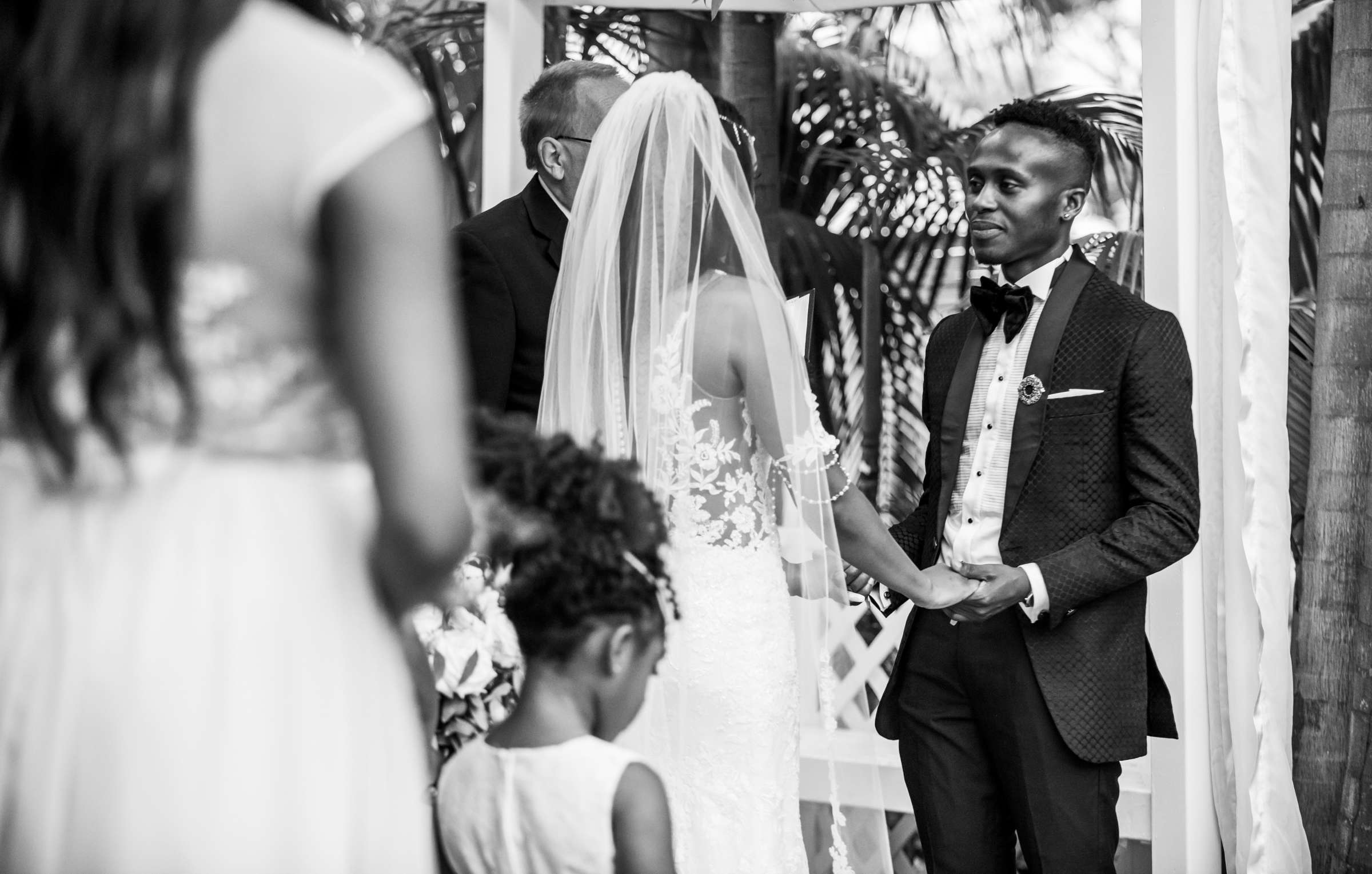 Bahia Hotel Wedding coordinated by Events by Jamie, Adaeze and Ogbemudia mike Wedding Photo #43 by True Photography