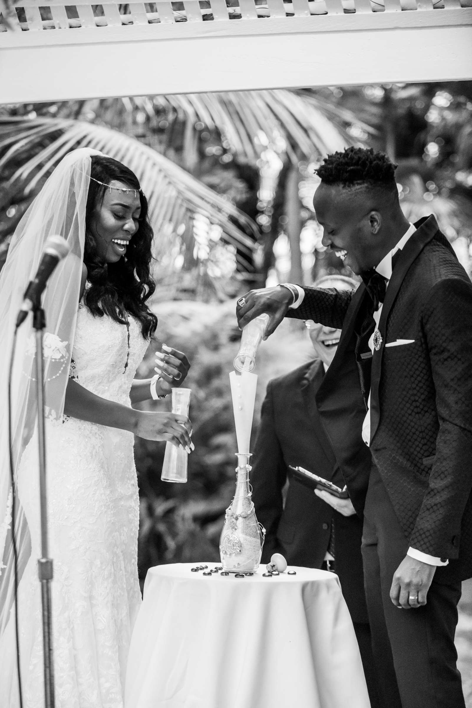 Bahia Hotel Wedding coordinated by Events by Jamie, Adaeze and Ogbemudia mike Wedding Photo #50 by True Photography