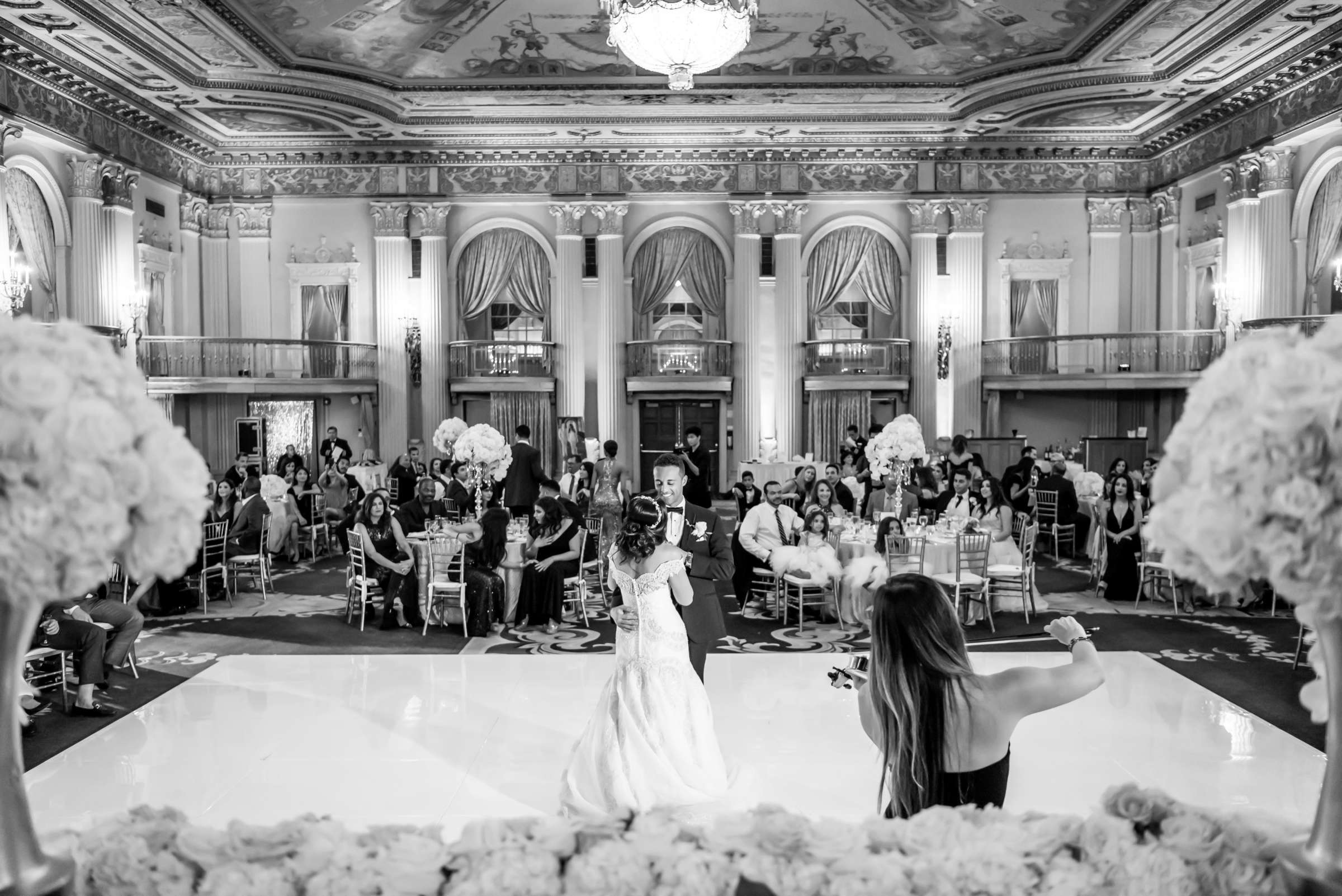 Millenium Biltmore Hotel Wedding, Maryan and Remy Wedding Photo #131 by True Photography