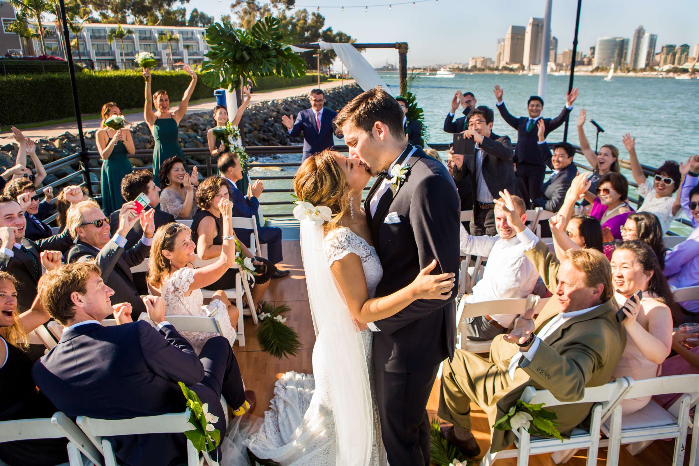 Coronado Island Marriott Resort & Spa Wedding coordinated by April Anderson, Hee won and Bjorn Wedding Photo #1 by True Photography
