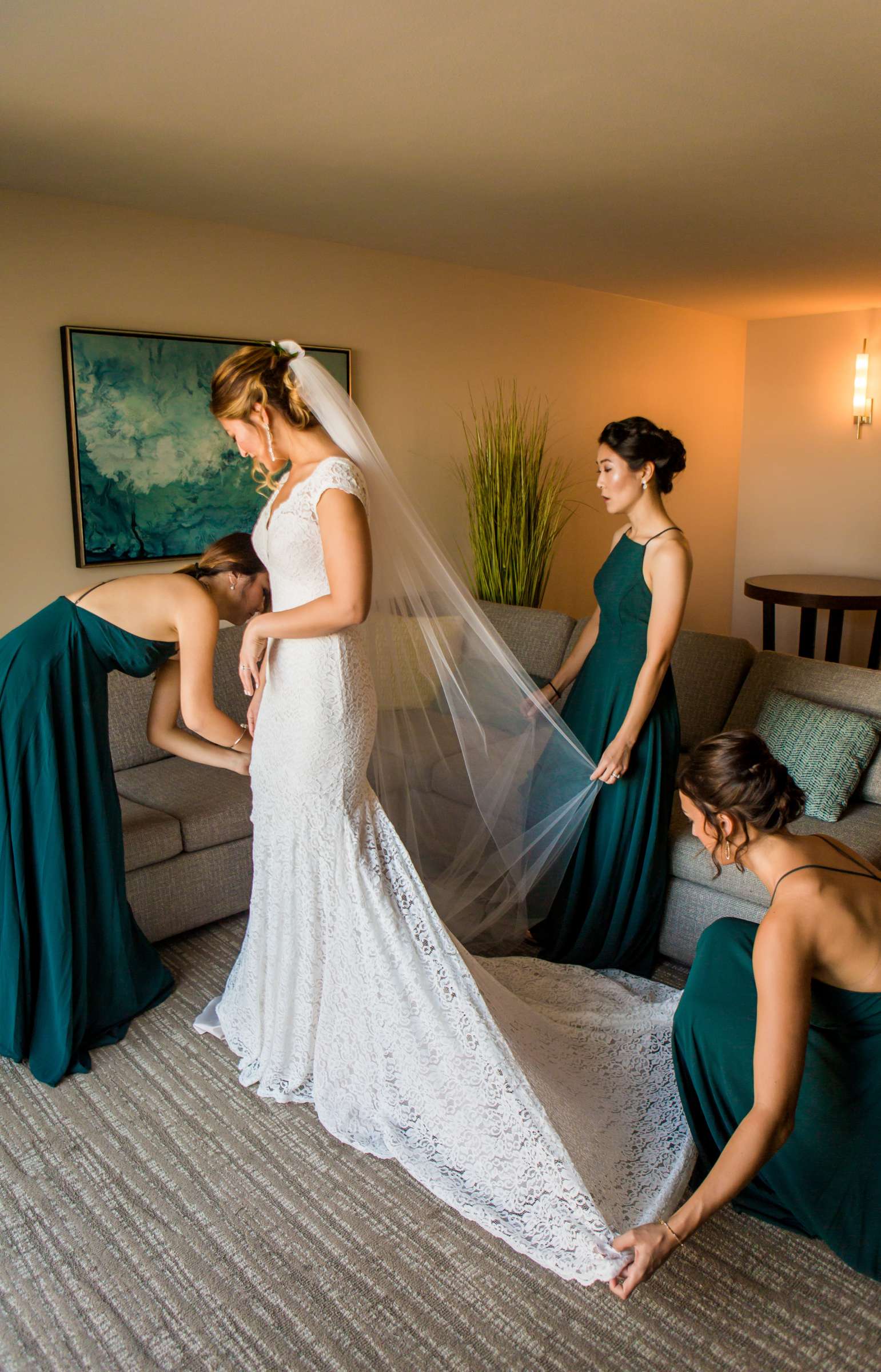 Coronado Island Marriott Resort & Spa Wedding coordinated by April Anderson, Hee won and Bjorn Wedding Photo #41 by True Photography