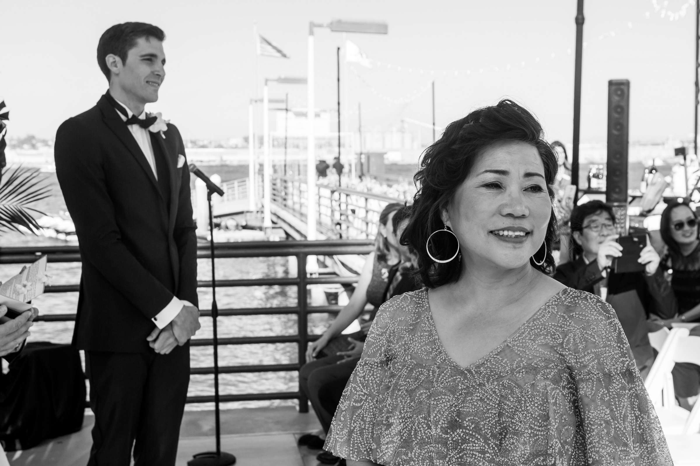 Coronado Island Marriott Resort & Spa Wedding coordinated by April Anderson, Hee won and Bjorn Wedding Photo #51 by True Photography