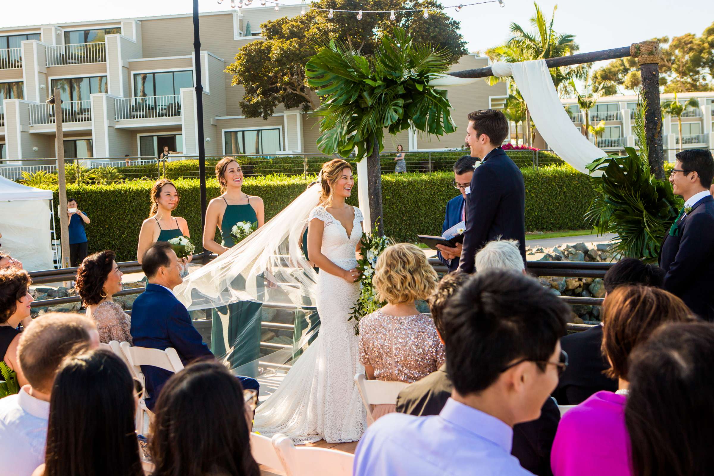 Coronado Island Marriott Resort & Spa Wedding coordinated by April Anderson, Hee won and Bjorn Wedding Photo #54 by True Photography