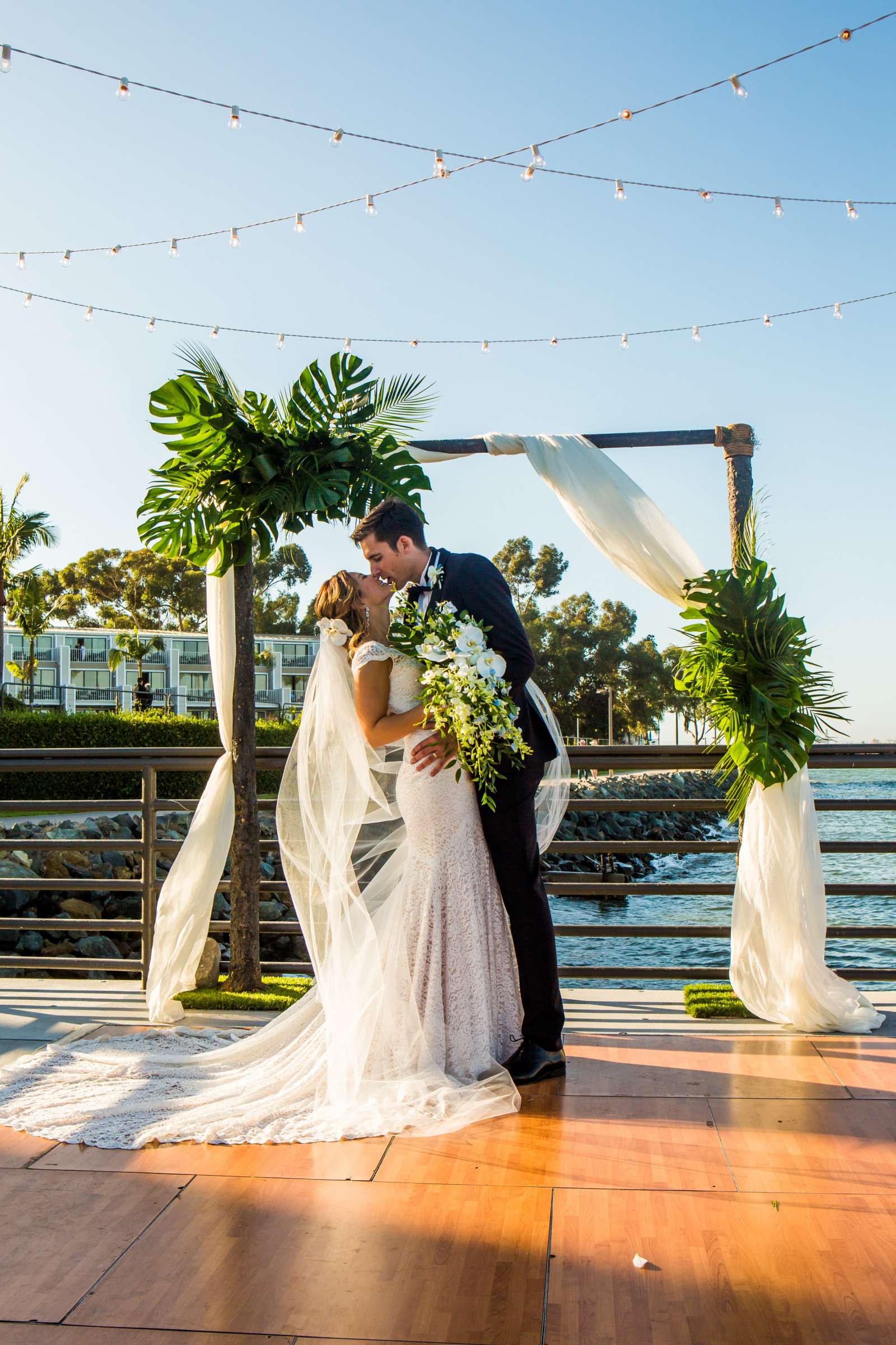 Coronado Island Marriott Resort & Spa Wedding coordinated by April Anderson, Hee won and Bjorn Wedding Photo #84 by True Photography