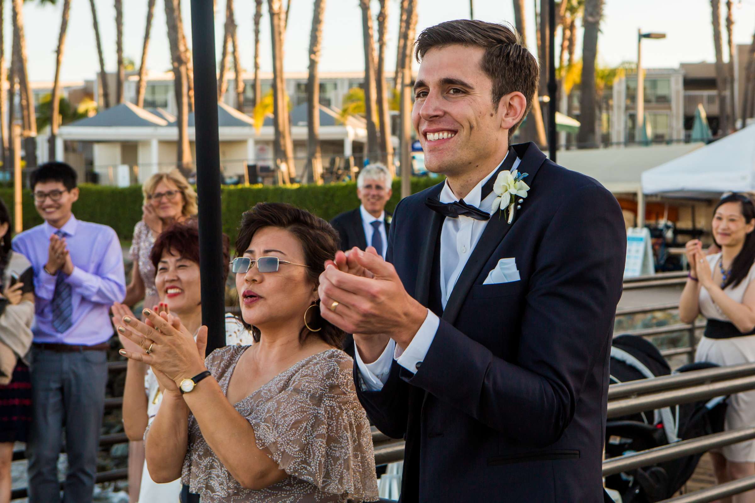 Coronado Island Marriott Resort & Spa Wedding coordinated by April Anderson, Hee won and Bjorn Wedding Photo #107 by True Photography