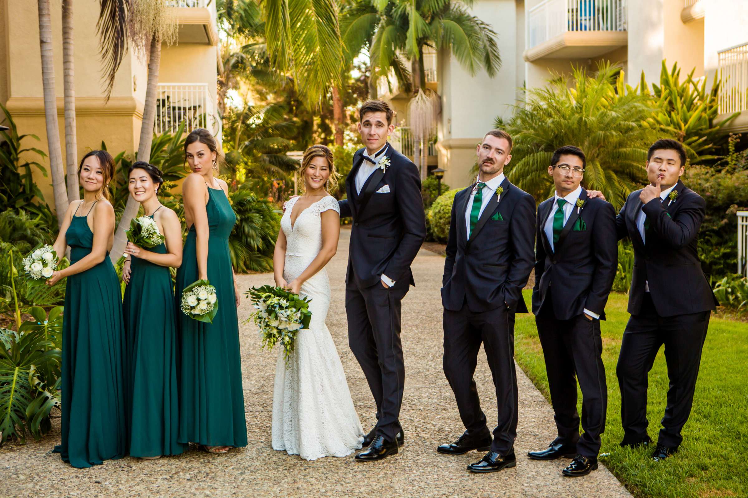Coronado Island Marriott Resort & Spa Wedding coordinated by April Anderson, Hee won and Bjorn Wedding Photo #89 by True Photography