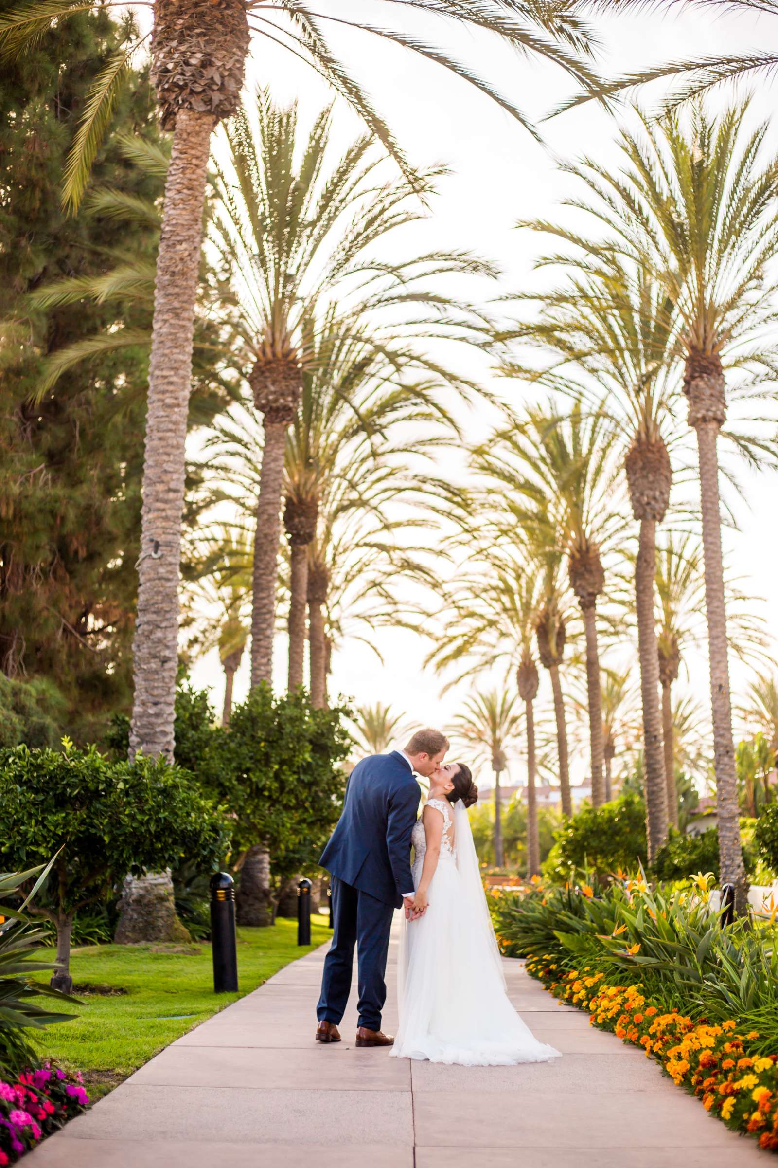 Bride and Groom at Omni La Costa Resort & Spa Wedding coordinated by Bliss Events, Pamela and Sean Wedding Photo #19 by True Photography