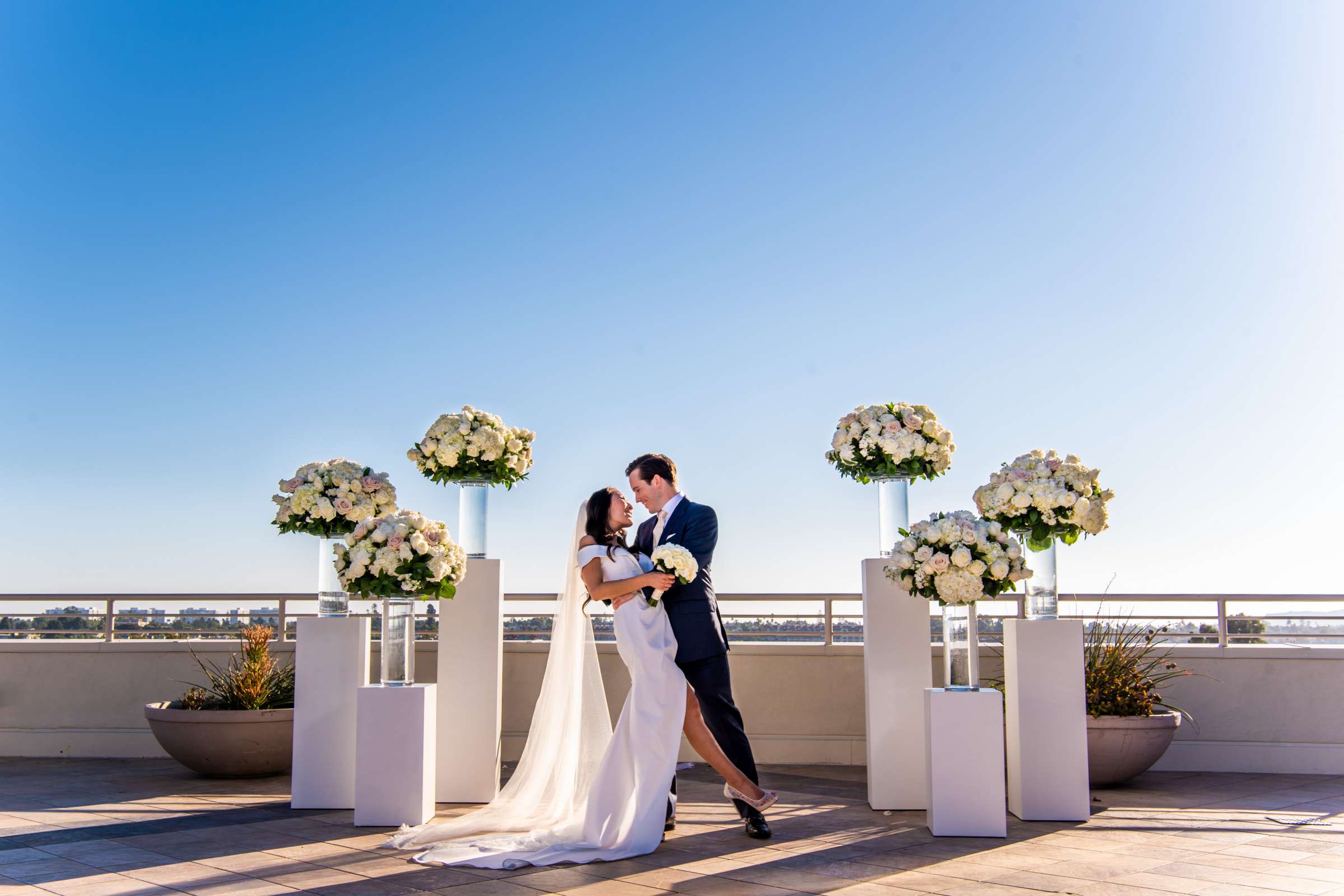 Marriott Marquis San Diego Marina Wedding coordinated by First Comes Love Weddings & Events, Kelsey and Dylan Wedding Photo #13 by True Photography