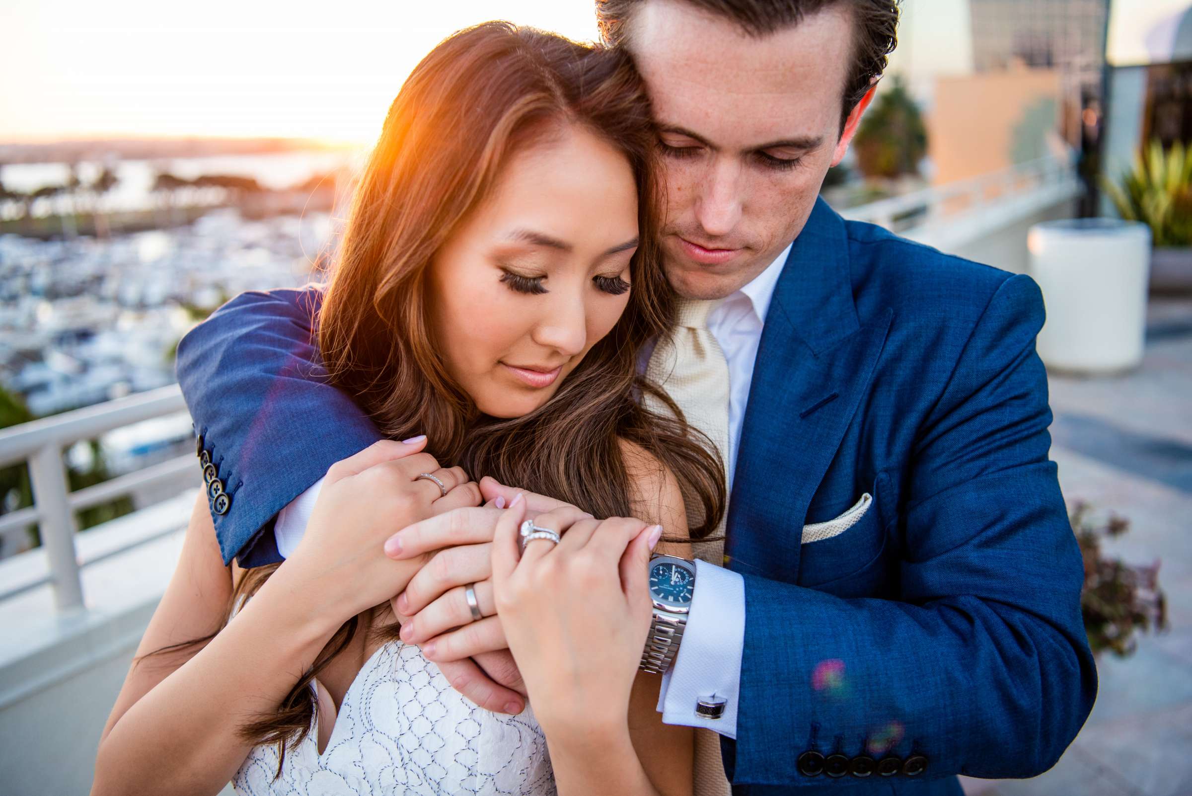 Marriott Marquis San Diego Marina Wedding coordinated by First Comes Love Weddings & Events, Kelsey and Dylan Wedding Photo #14 by True Photography