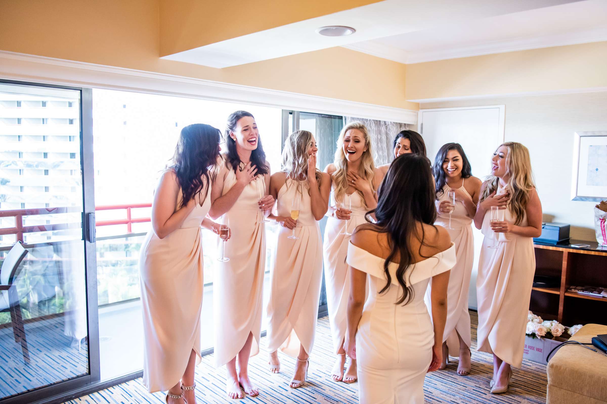 Marriott Marquis San Diego Marina Wedding coordinated by First Comes Love Weddings & Events, Kelsey and Dylan Wedding Photo #26 by True Photography