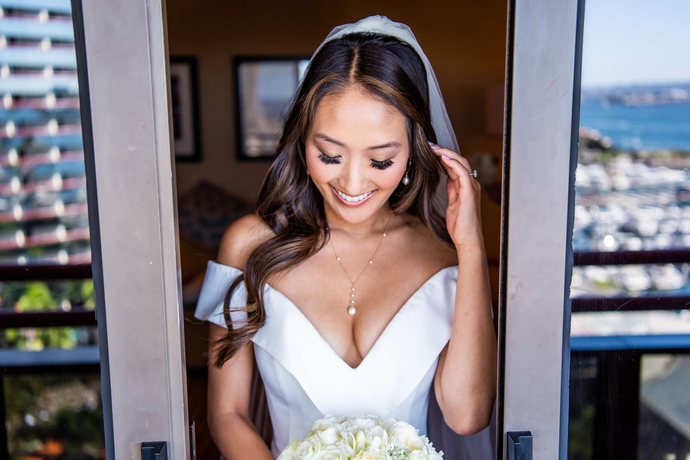 Marriott Marquis San Diego Marina Wedding coordinated by First Comes Love Weddings & Events, Kelsey and Dylan Wedding Photo #44 by True Photography