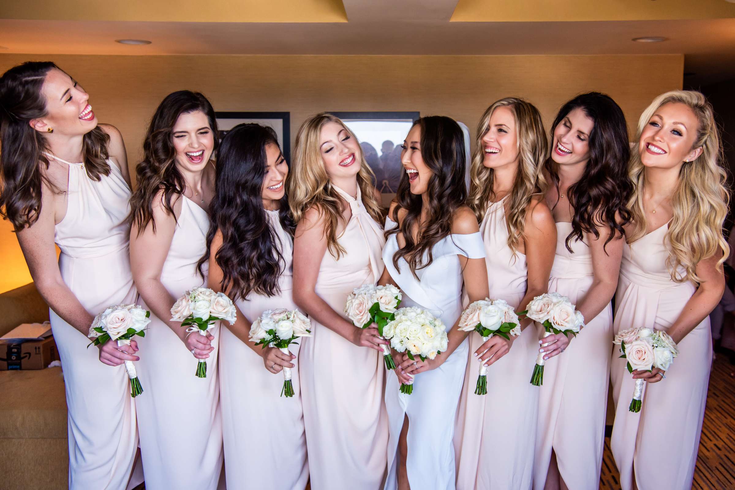 Marriott Marquis San Diego Marina Wedding coordinated by First Comes Love Weddings & Events, Kelsey and Dylan Wedding Photo #45 by True Photography