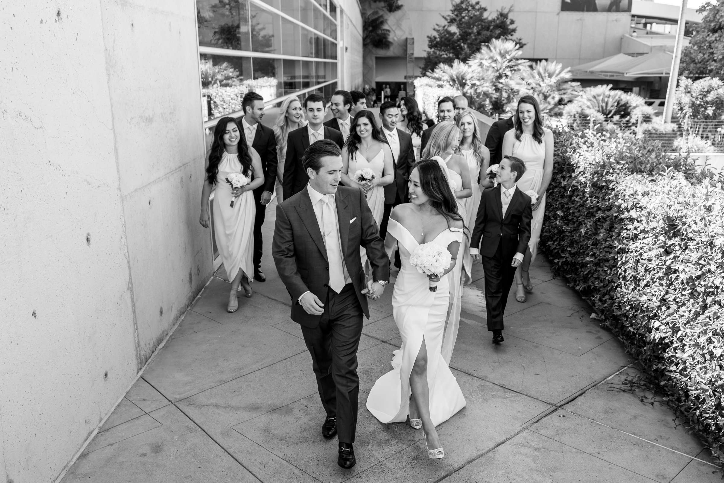 Marriott Marquis San Diego Marina Wedding coordinated by First Comes Love Weddings & Events, Kelsey and Dylan Wedding Photo #61 by True Photography