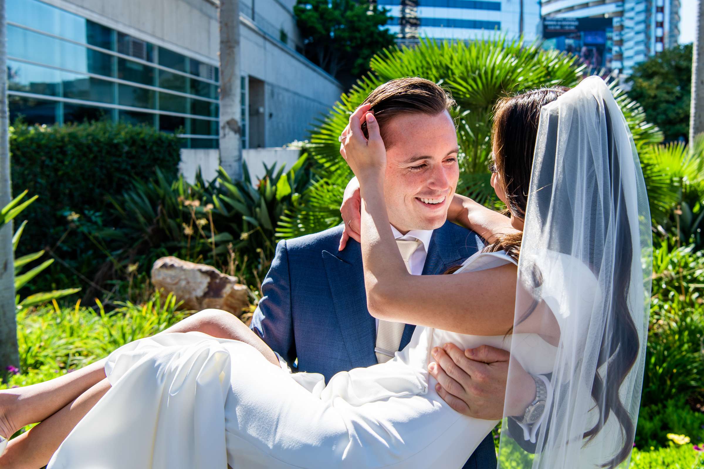 Marriott Marquis San Diego Marina Wedding coordinated by First Comes Love Weddings & Events, Kelsey and Dylan Wedding Photo #84 by True Photography