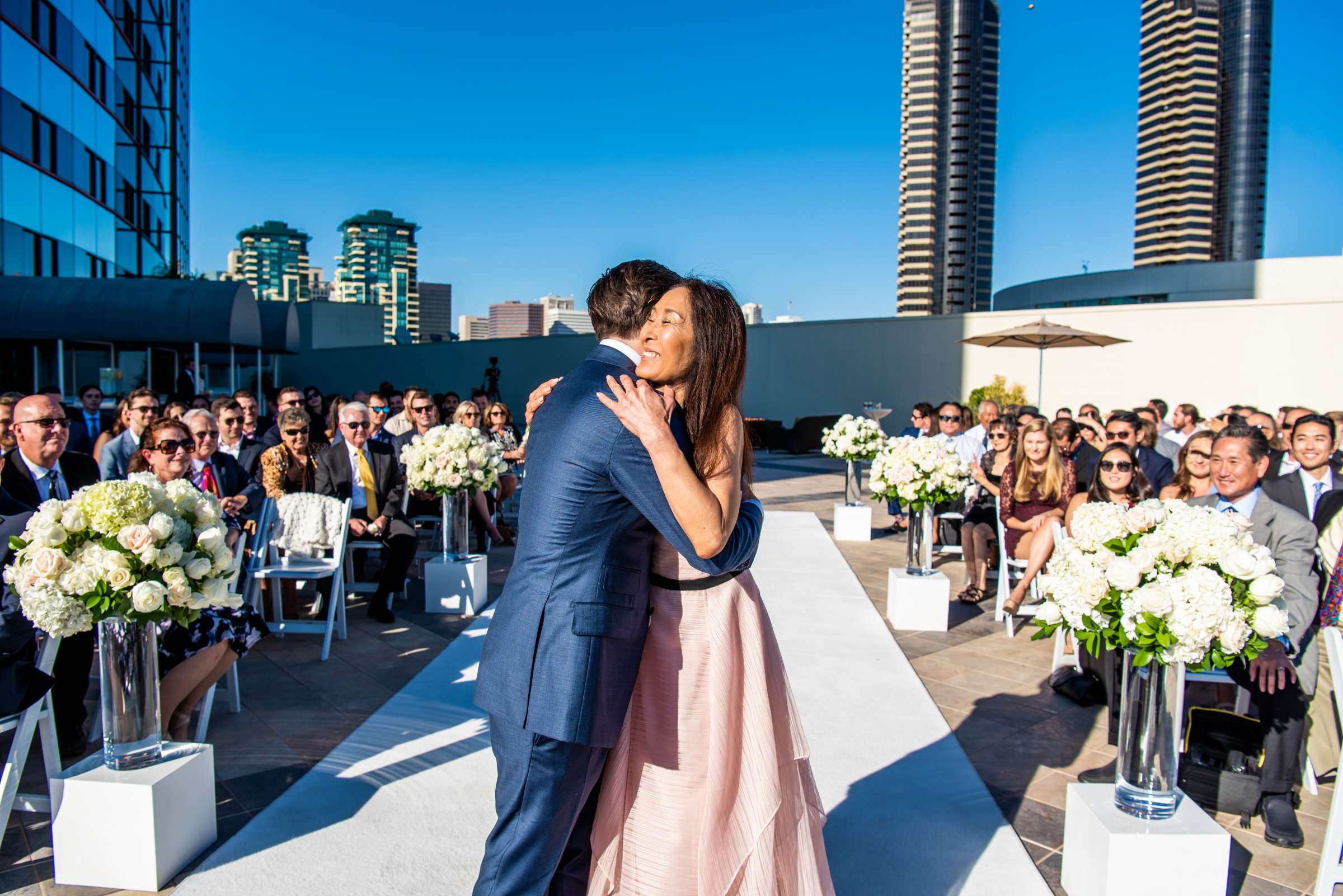 Marriott Marquis San Diego Marina Wedding coordinated by First Comes Love Weddings & Events, Kelsey and Dylan Wedding Photo #89 by True Photography