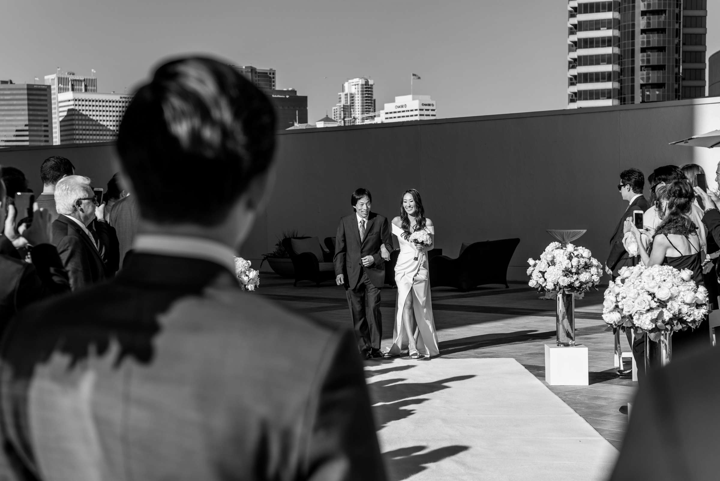 Marriott Marquis San Diego Marina Wedding coordinated by First Comes Love Weddings & Events, Kelsey and Dylan Wedding Photo #92 by True Photography