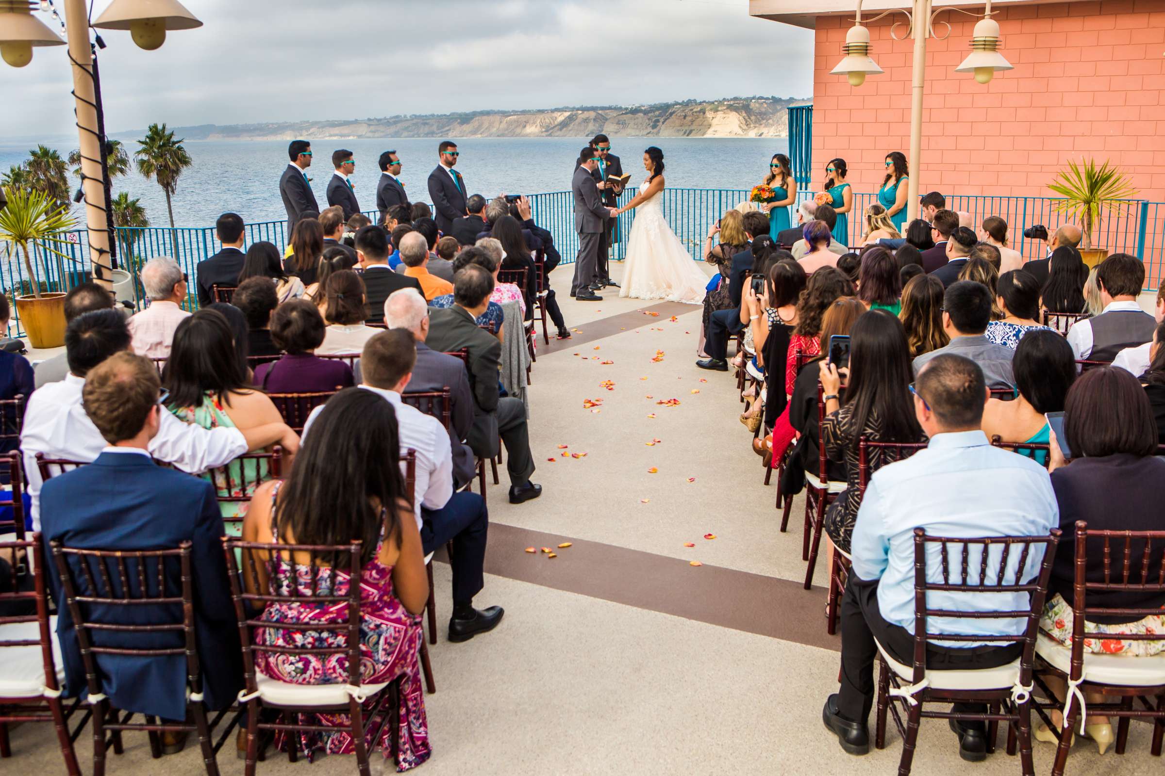 La Jolla Cove Rooftop Wedding coordinated by The Abbey Catering, Elisa and Christopher Wedding Photo #55 by True Photography