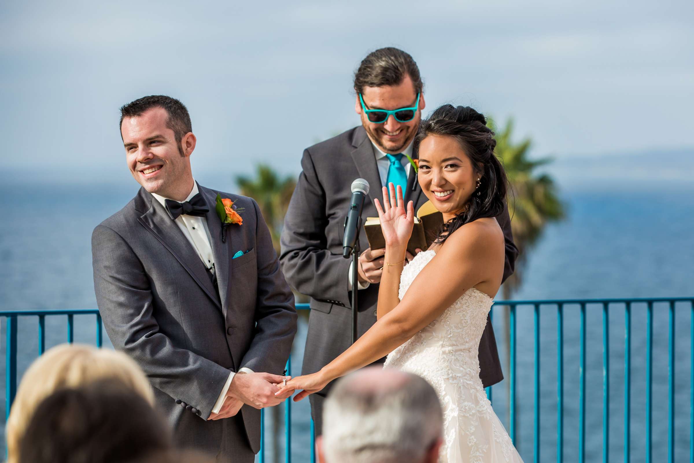 La Jolla Cove Rooftop Wedding coordinated by The Abbey Catering, Elisa and Christopher Wedding Photo #58 by True Photography