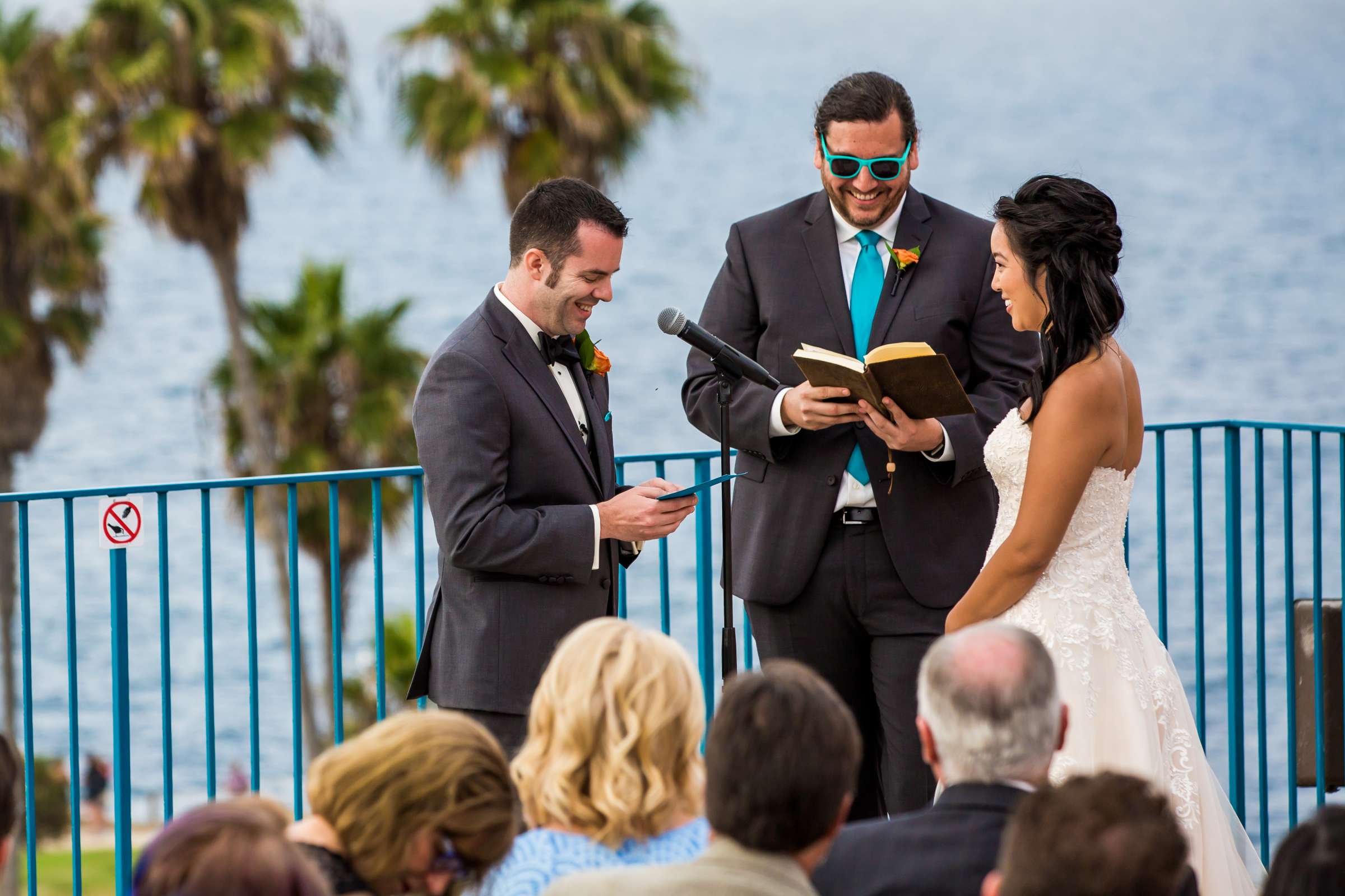 La Jolla Cove Rooftop Wedding coordinated by The Abbey Catering, Elisa and Christopher Wedding Photo #61 by True Photography
