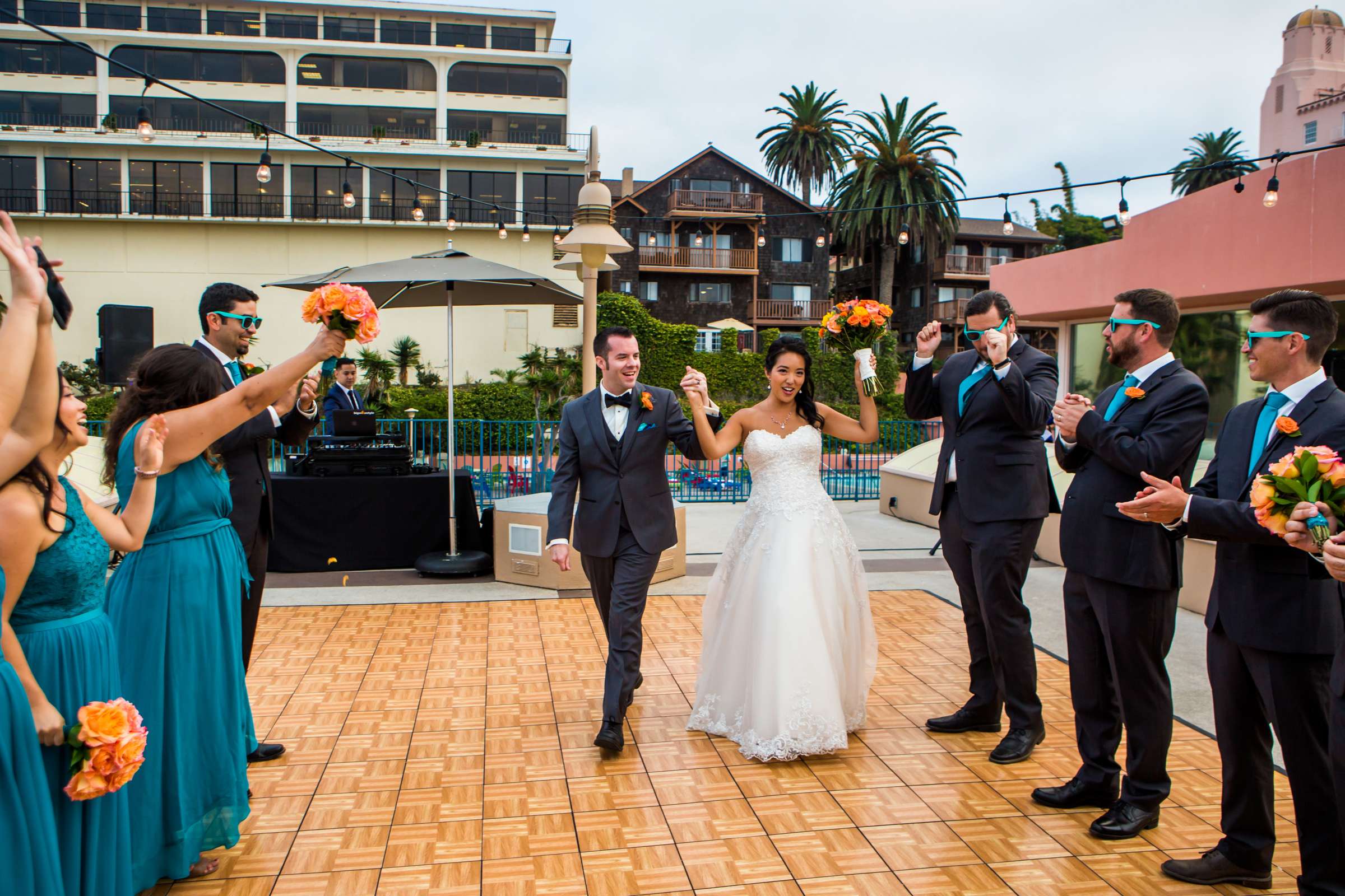 La Jolla Cove Rooftop Wedding coordinated by The Abbey Catering, Elisa and Christopher Wedding Photo #90 by True Photography