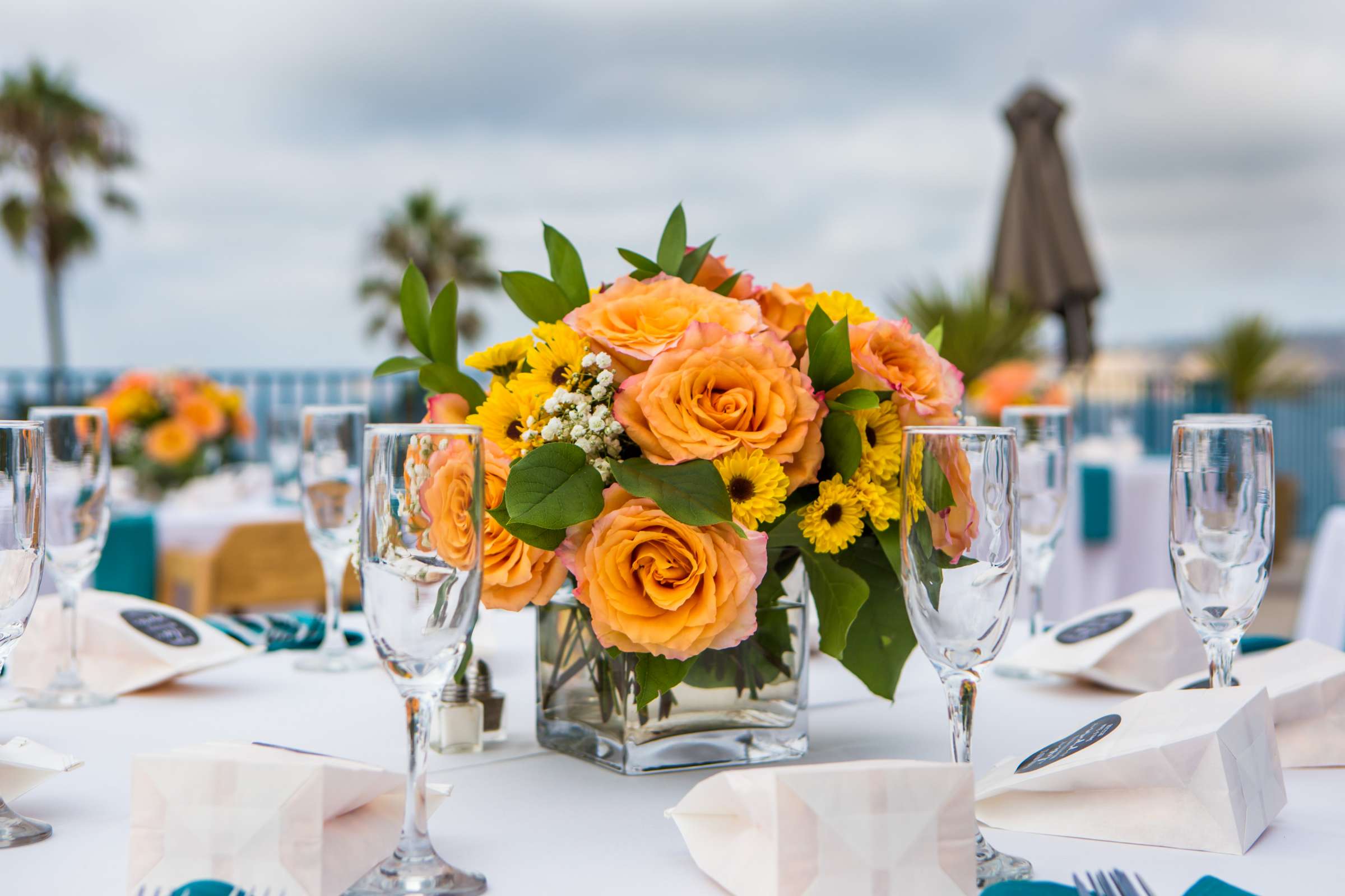 La Jolla Cove Rooftop Wedding coordinated by The Abbey Catering, Elisa and Christopher Wedding Photo #122 by True Photography