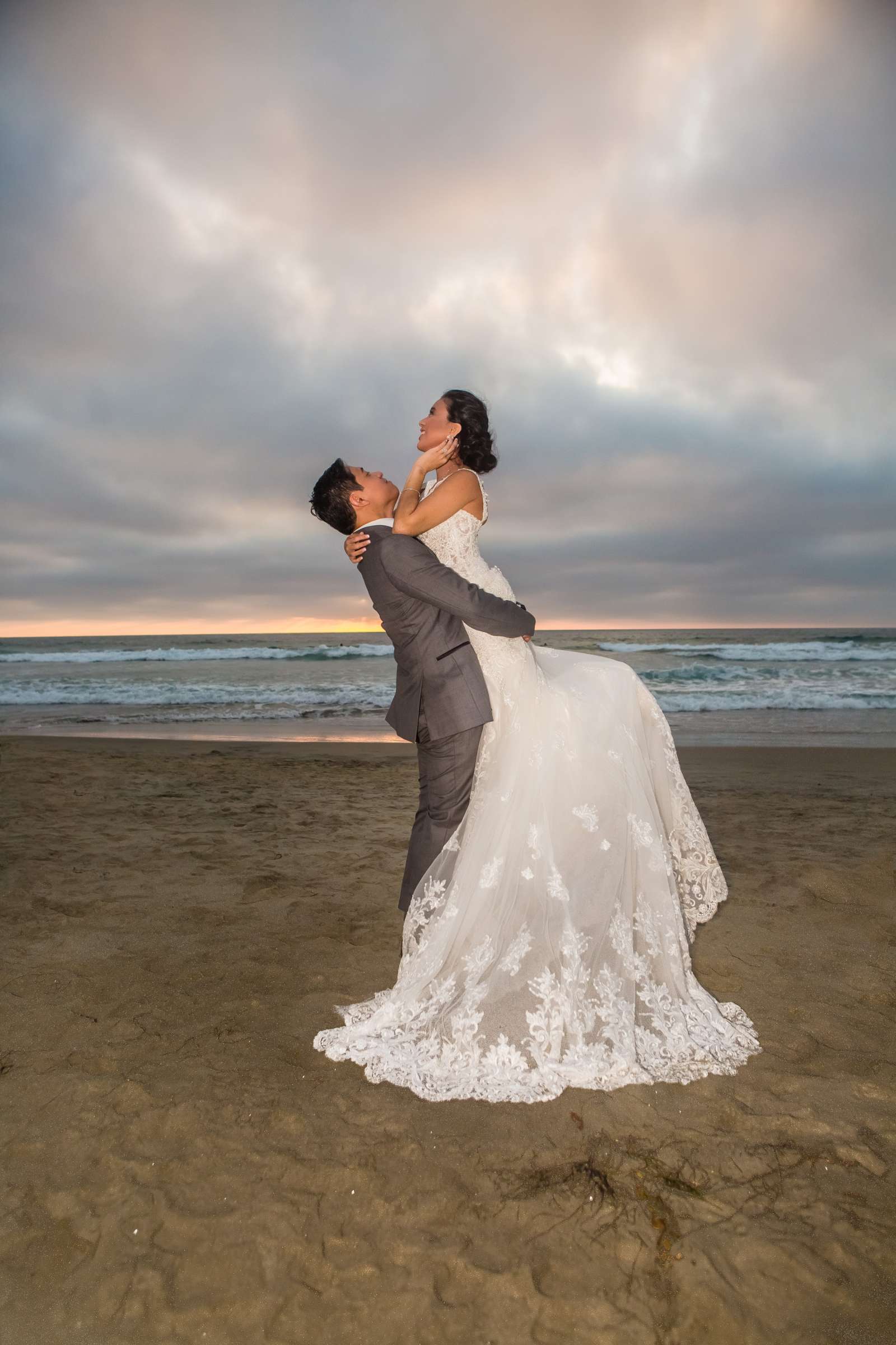 Scripps Seaside Forum Wedding coordinated by Sweet Blossom Weddings, Katrina and Mitchell Wedding Photo #1 by True Photography