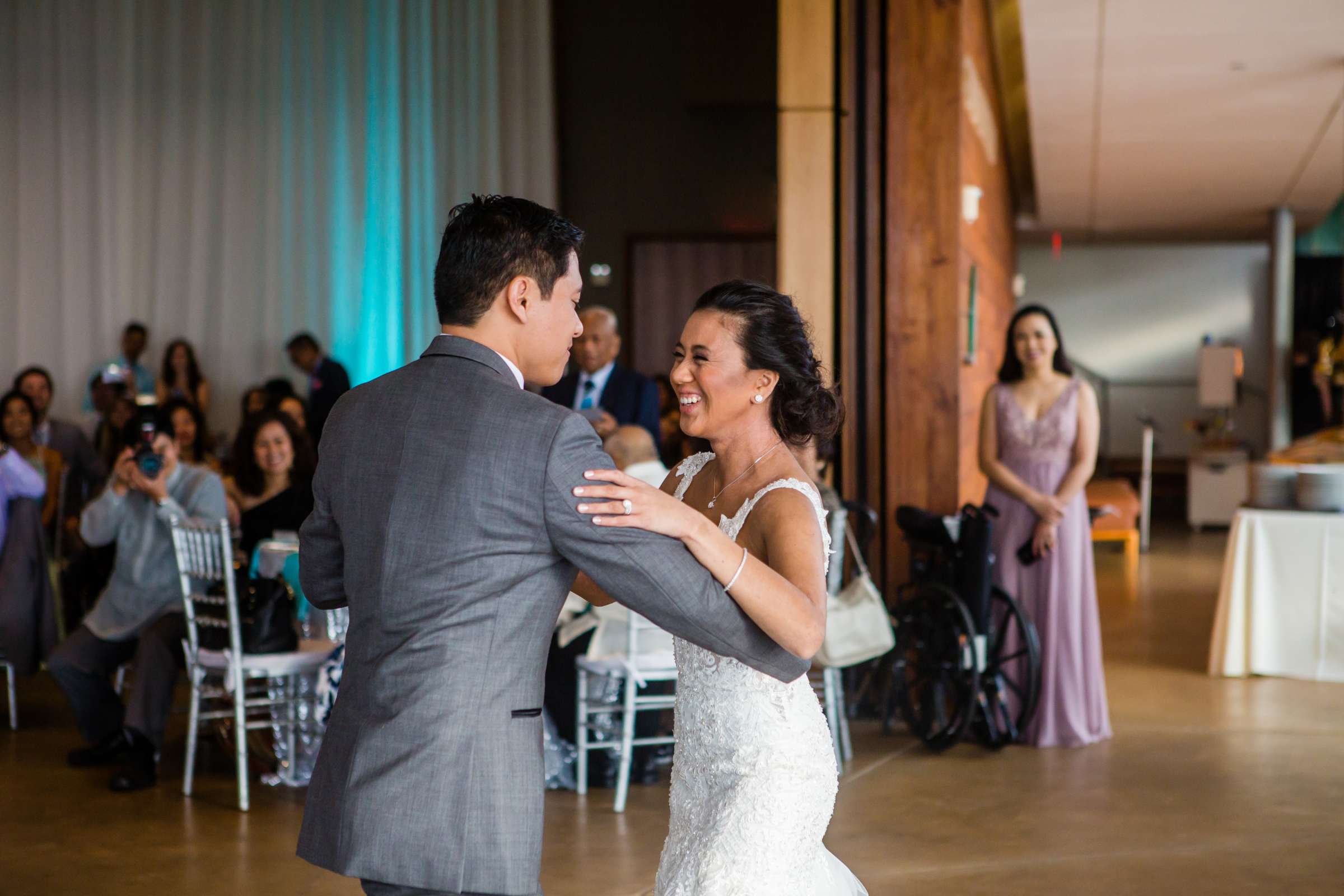 Scripps Seaside Forum Wedding coordinated by Sweet Blossom Weddings, Katrina and Mitchell Wedding Photo #106 by True Photography